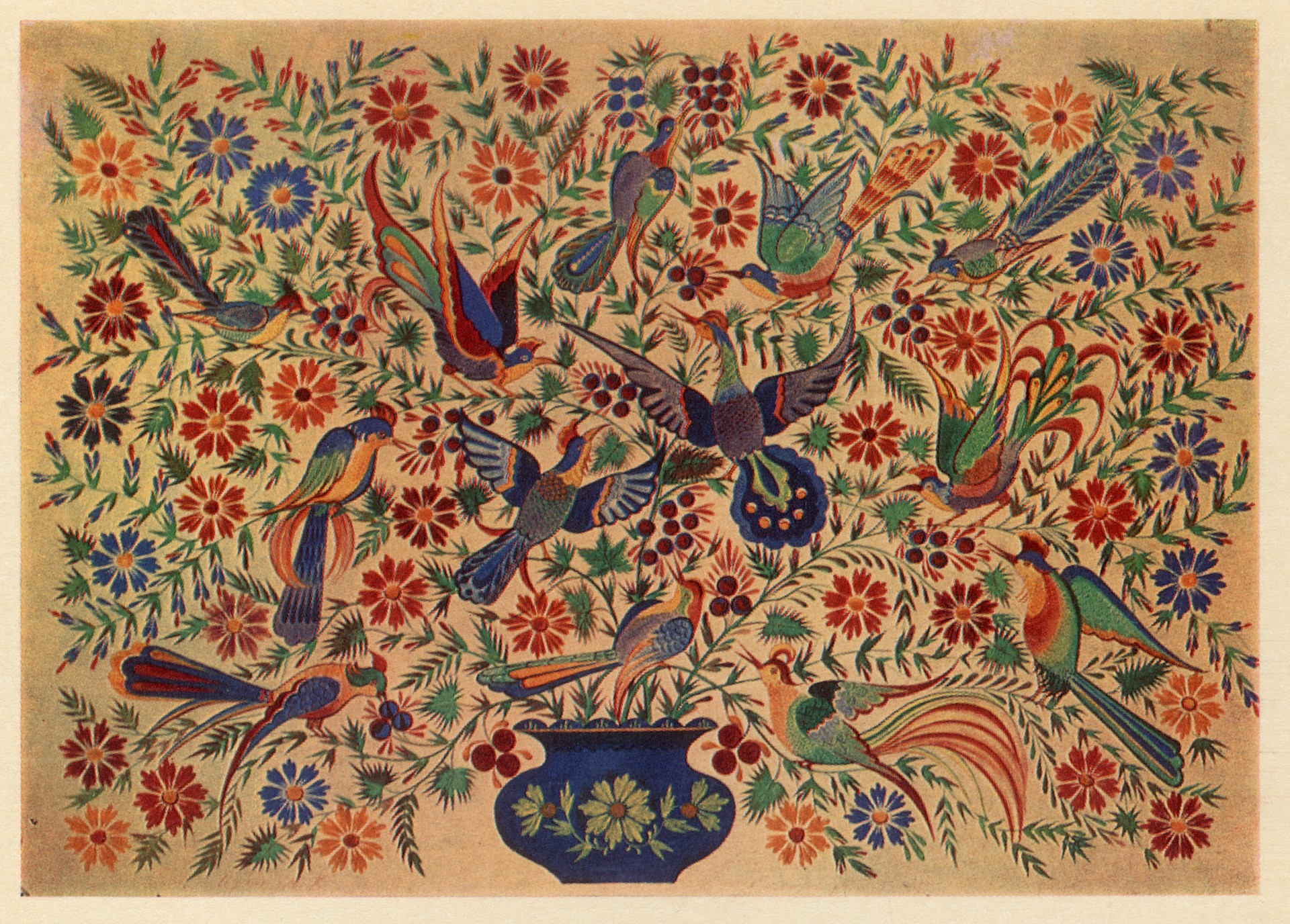 Панно Птичья свадьба