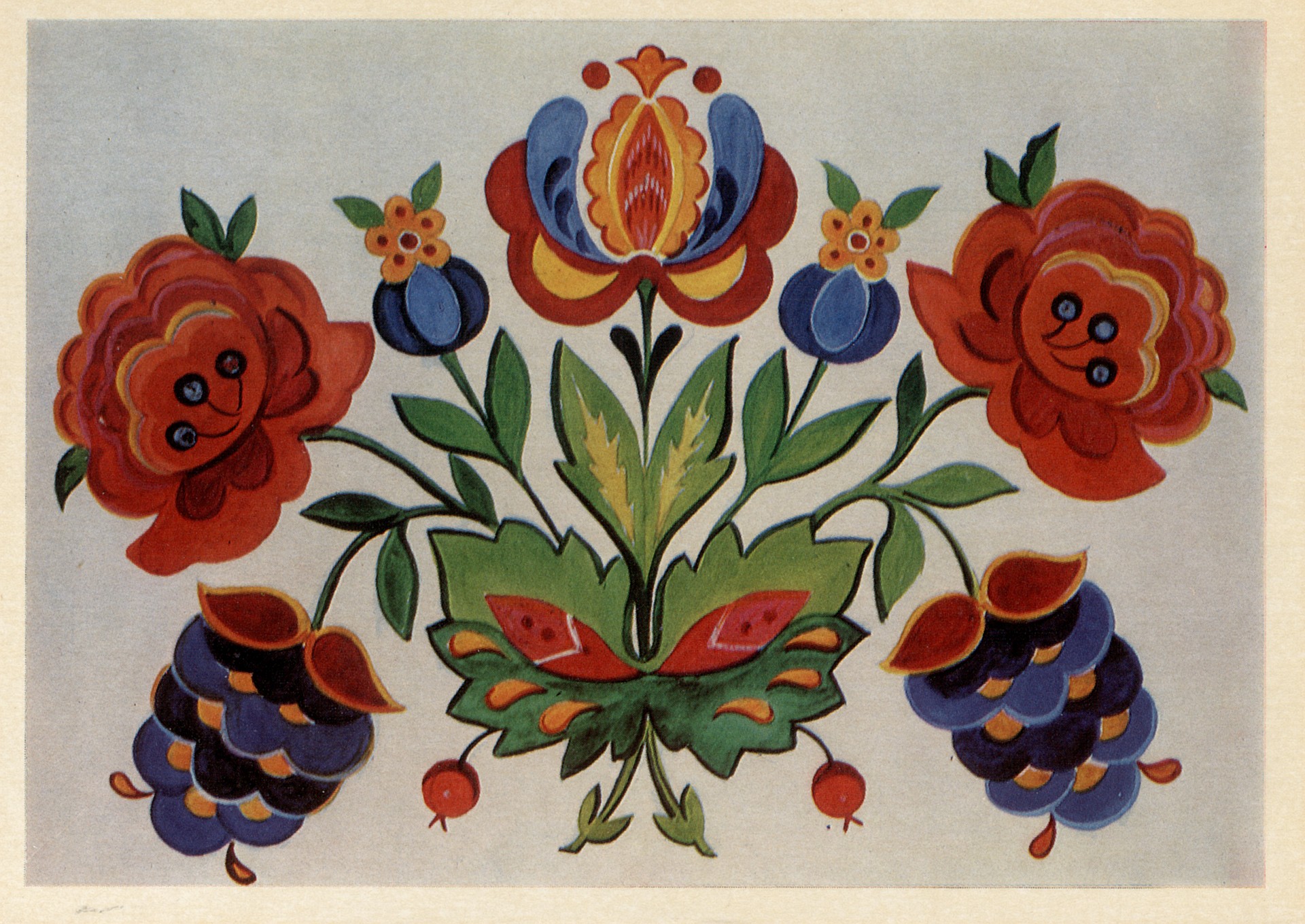 Узор для вышивки Букет цветов