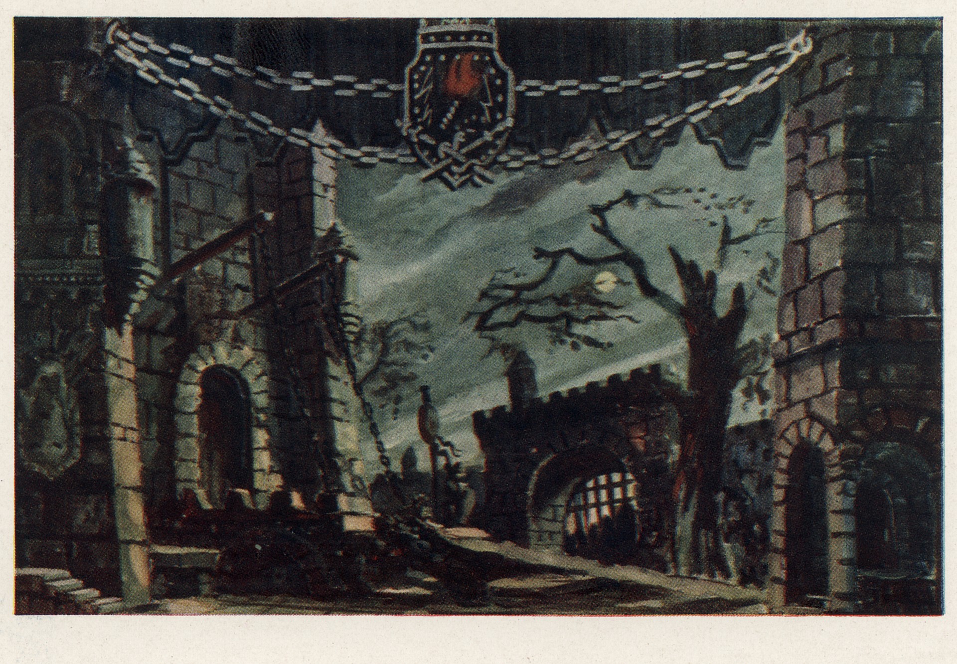 Эскиз декорации к трагедии Король Лир В. Шекспира