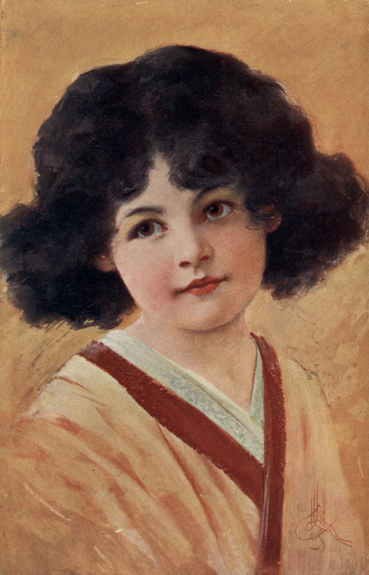 Девочка-брюнетка