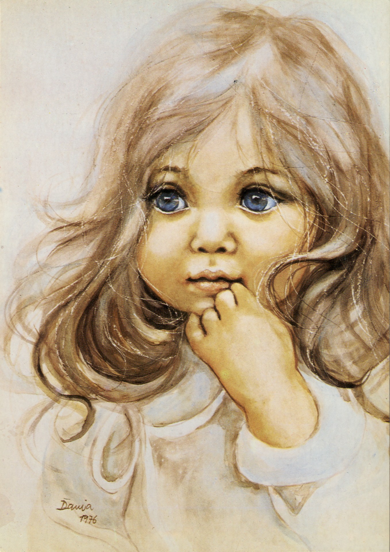 Девочка с голубыми глазами