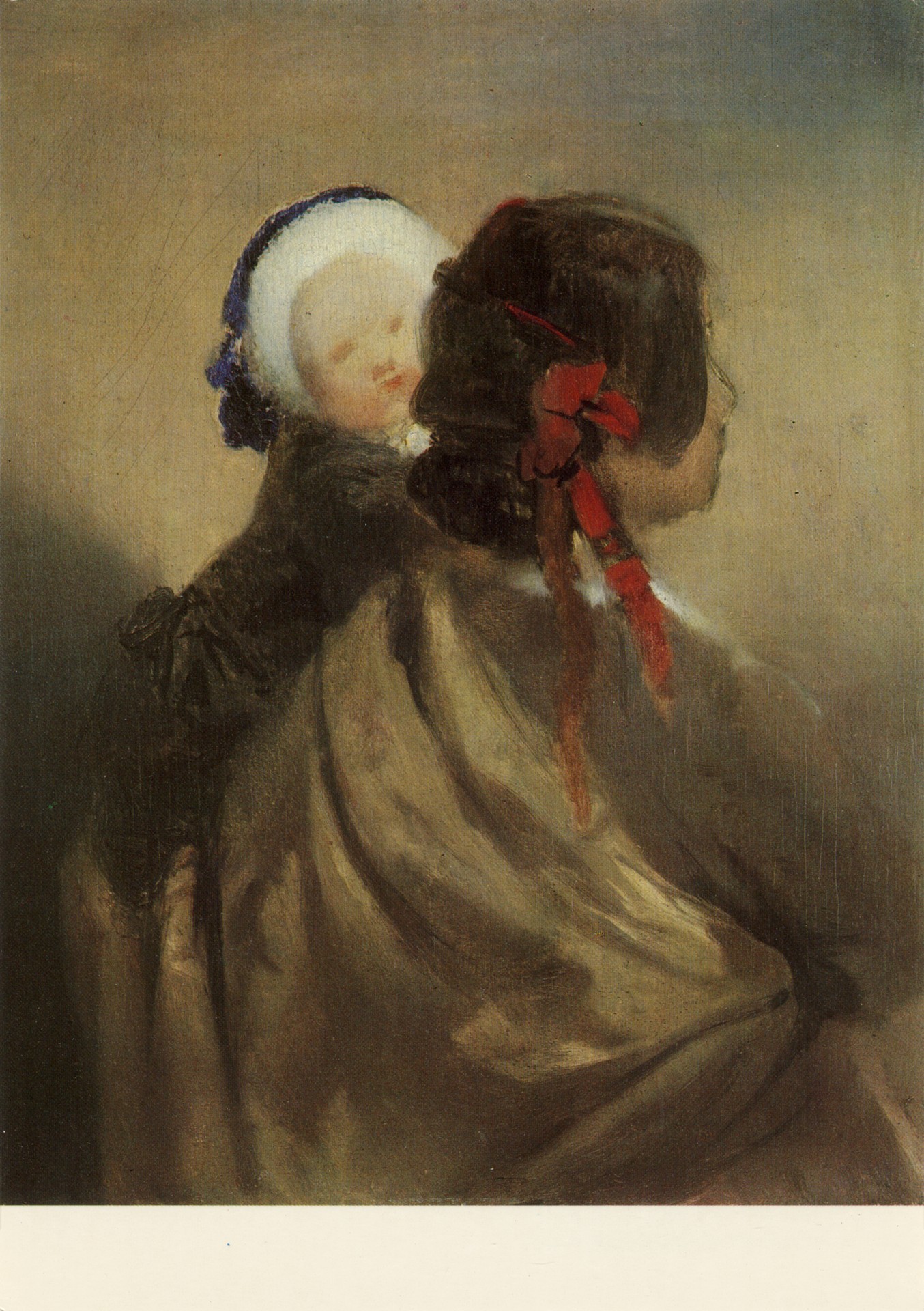 Молодая мать с ребёнком (после 1850)