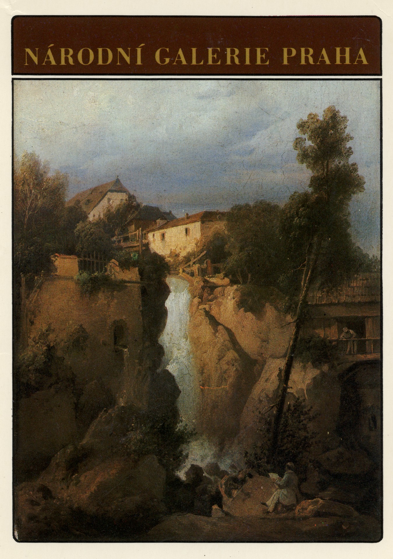 Водопад в деревне (после 1850)