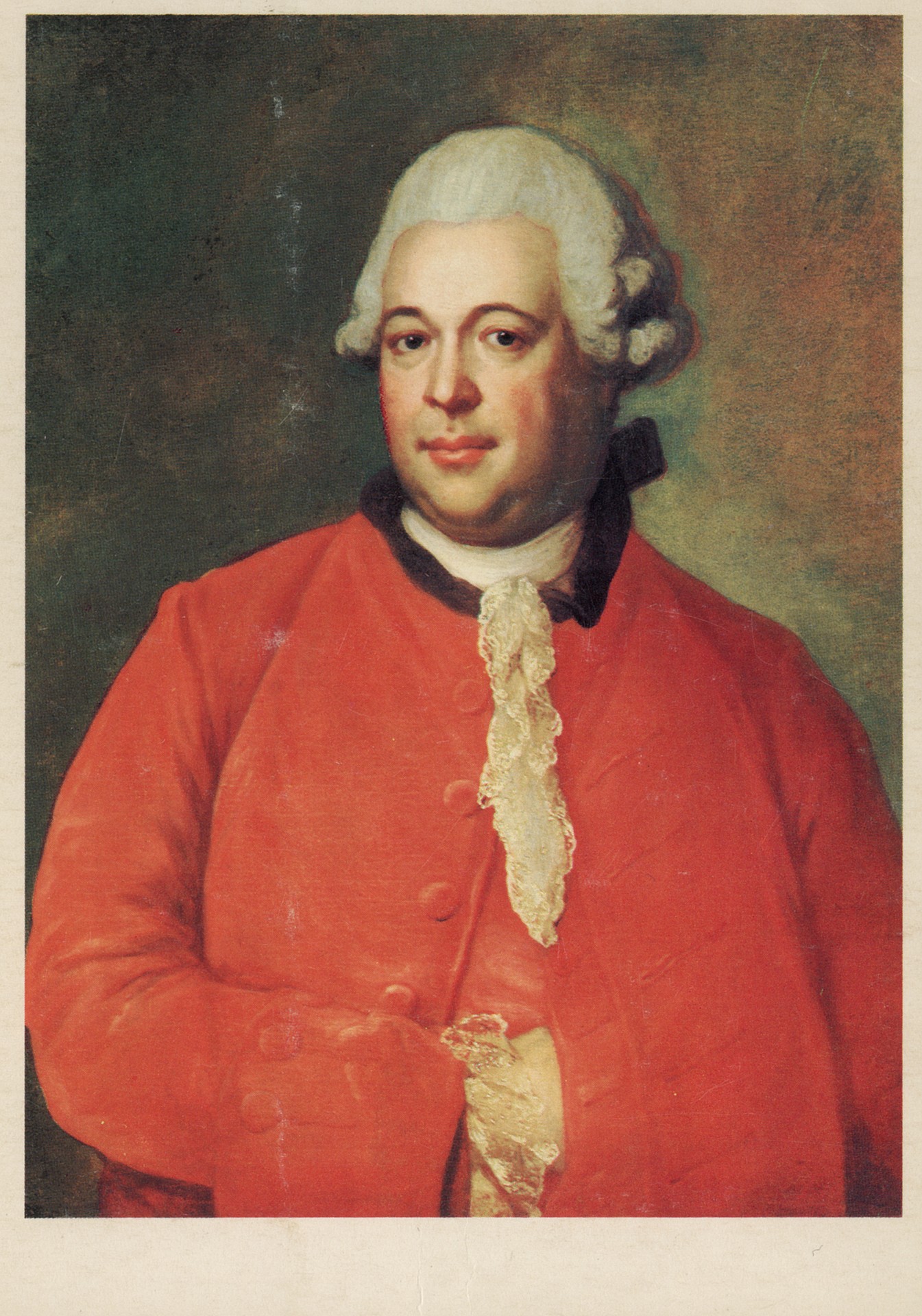 Портрет неизвестного в красном камзоле