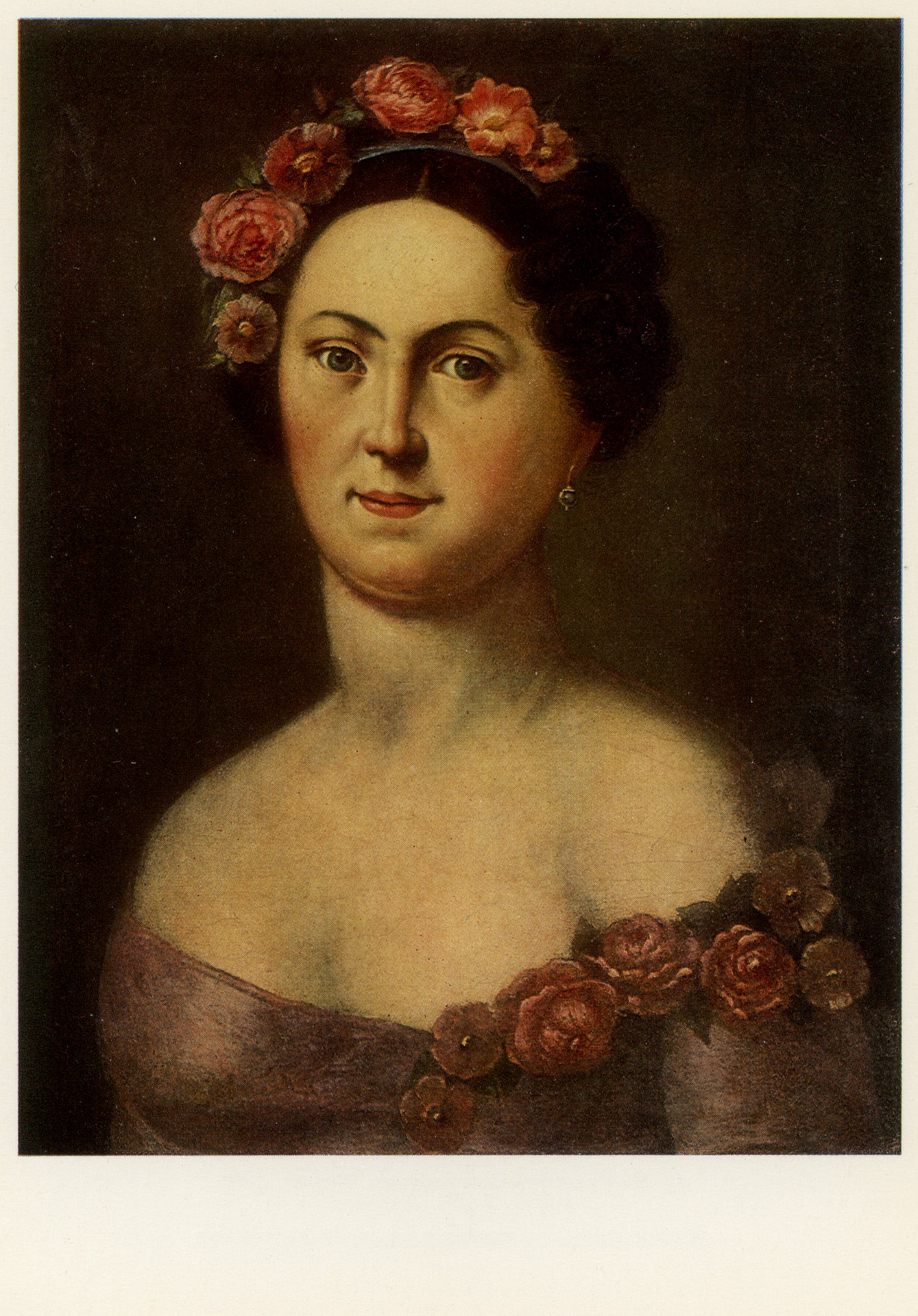 А.И Истомина в роли Флоры в балете Ш.Л Дидло Зефир и Флора на музыку К.А Кавоса. 1825