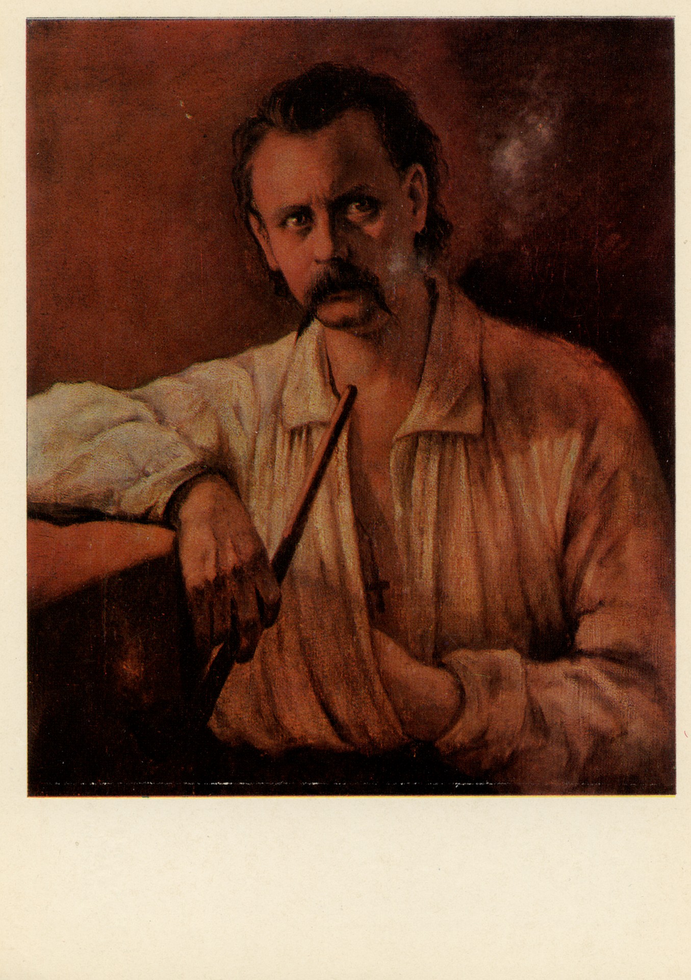 Портрет мужчины с трубкой