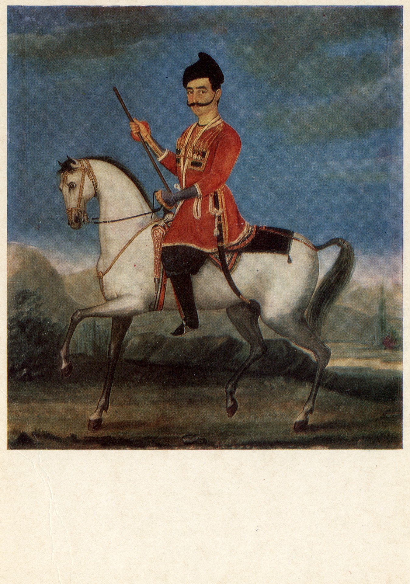 Цицишвили, сидящий на коне