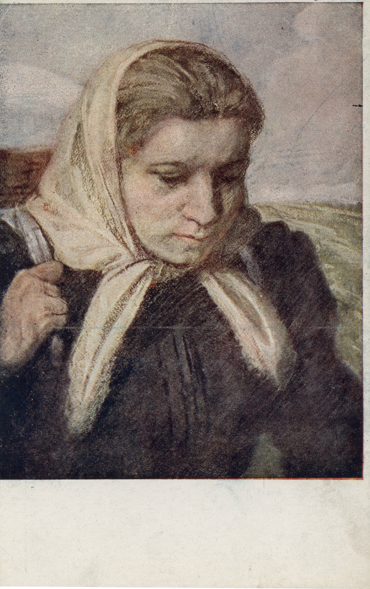 Девушка в косынке