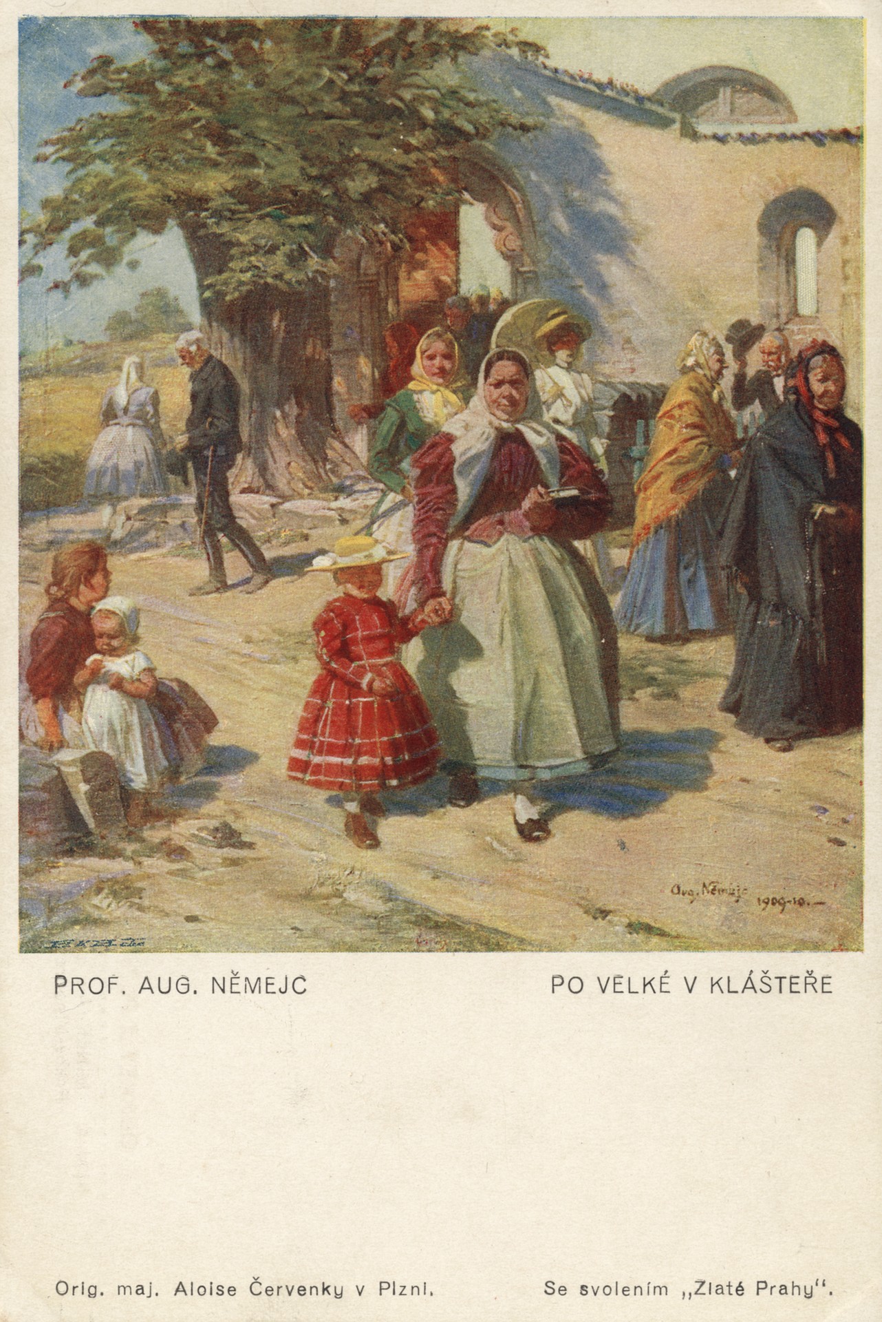 Идут из костела