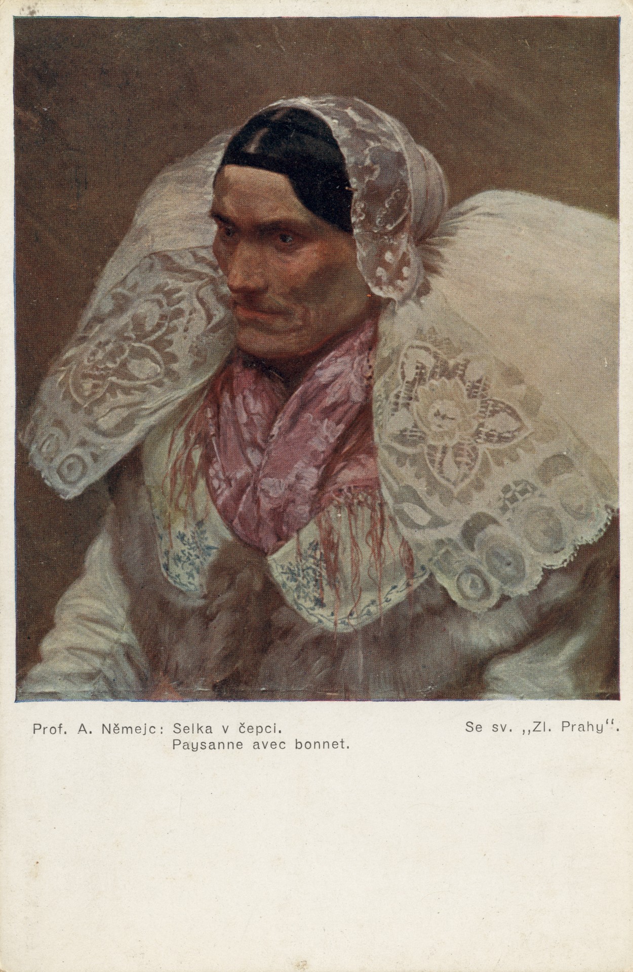 Селянка в головном уборе