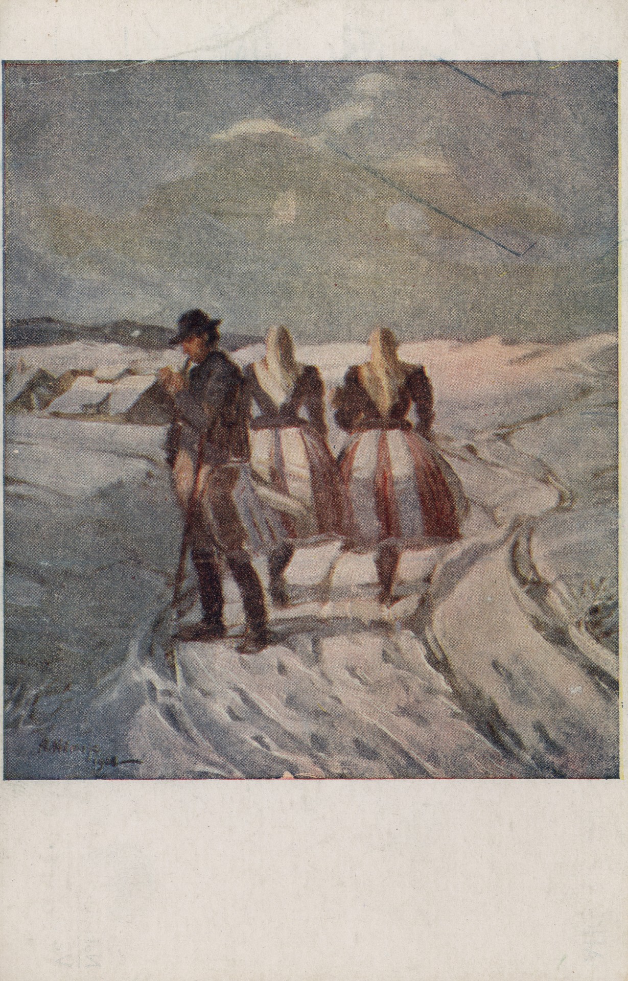 Зимой в селе