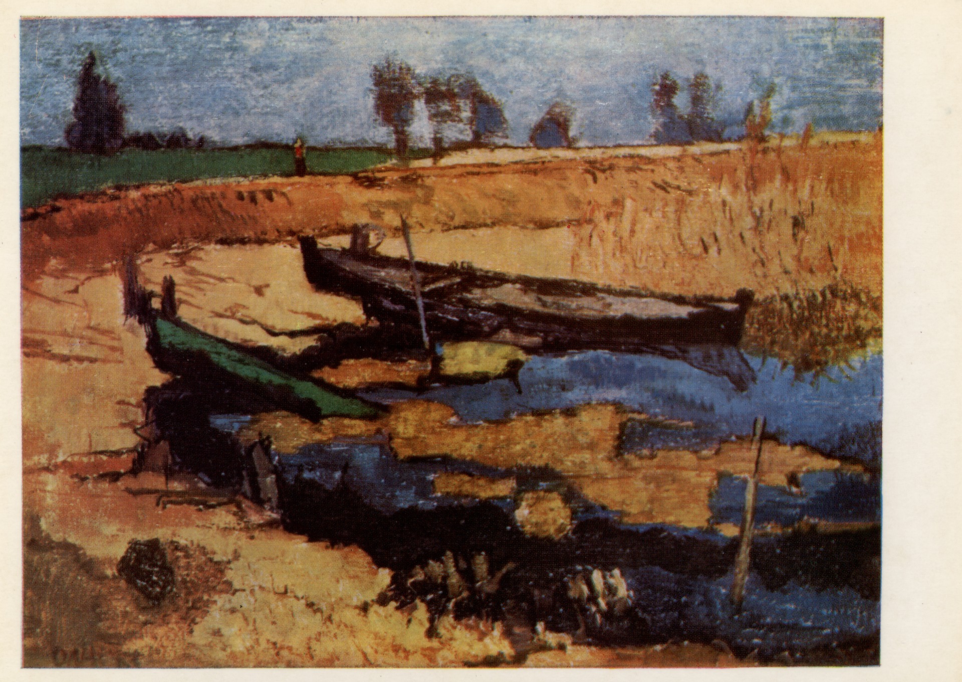 Лодки на берегу