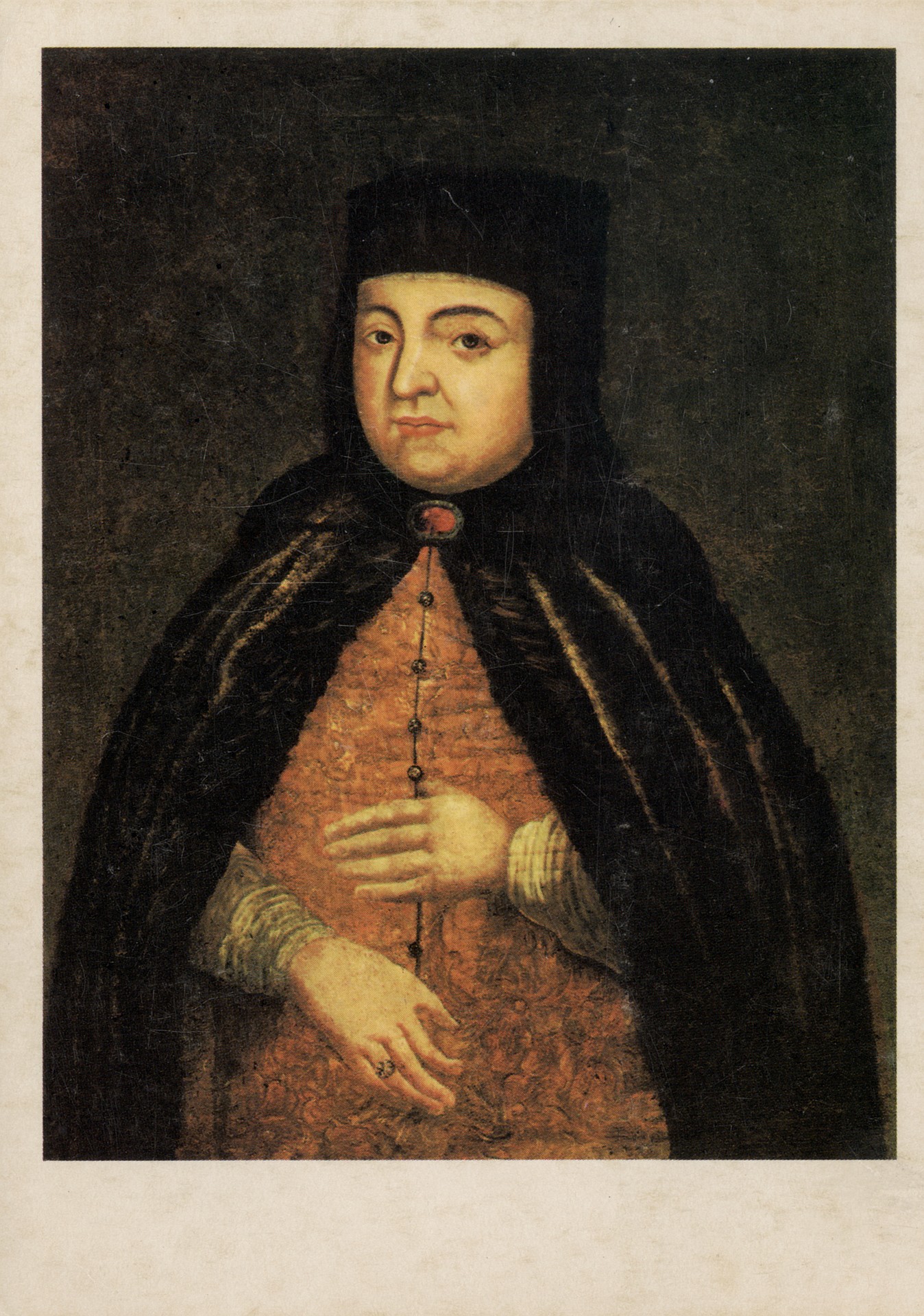 Портрет Н.К Нарышкиной, жены царя Алексея Михайловича, матери Петра I