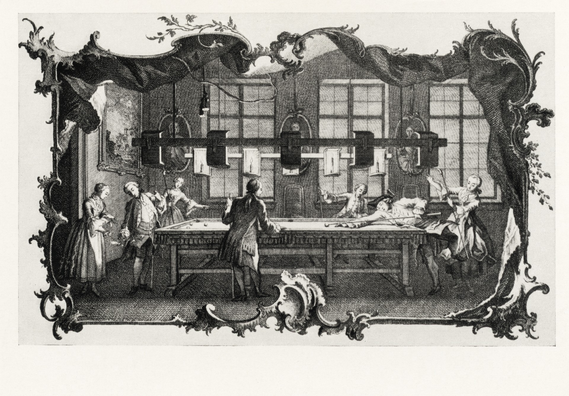 Игра в бильярд