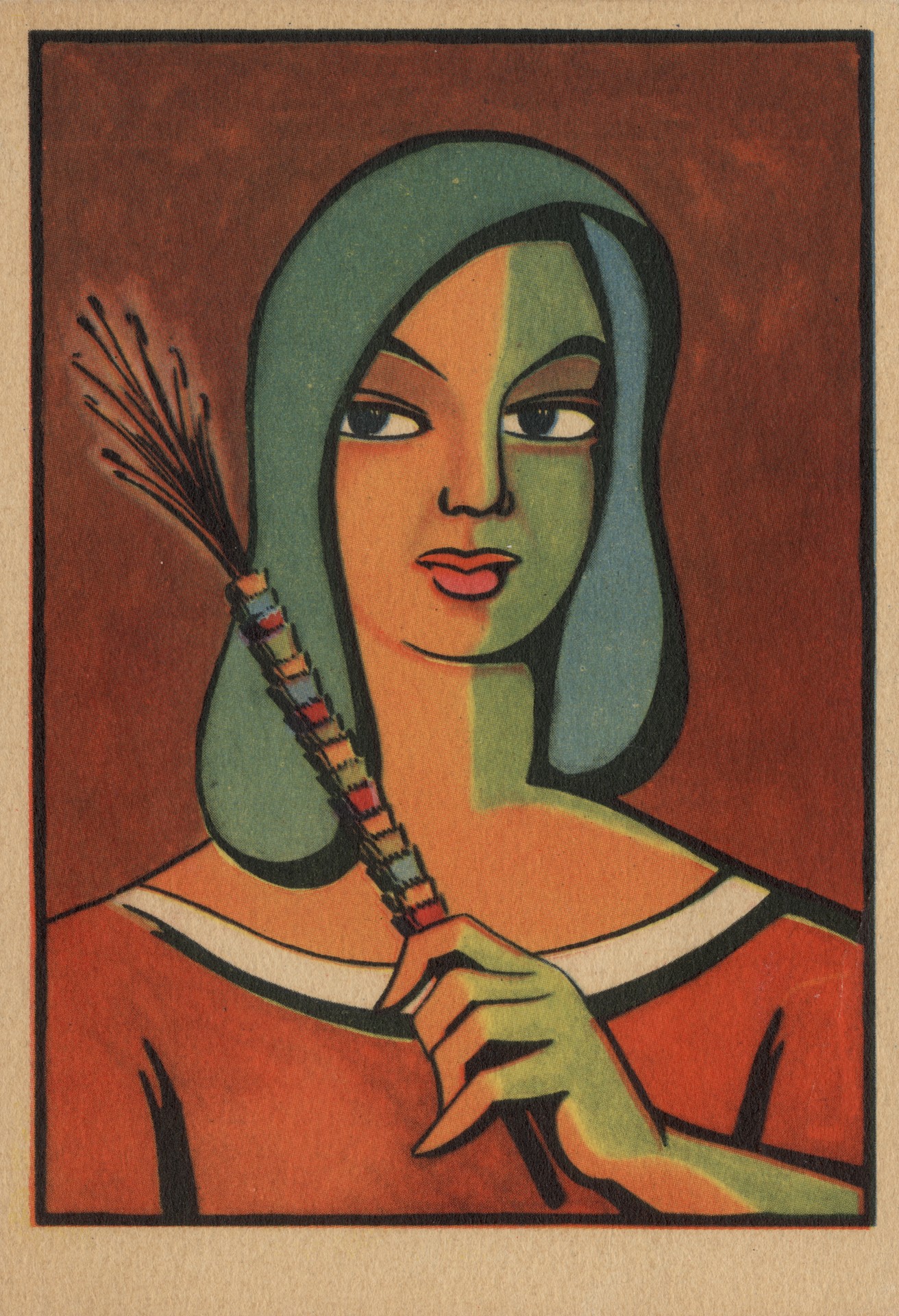 Девочка с пальмой