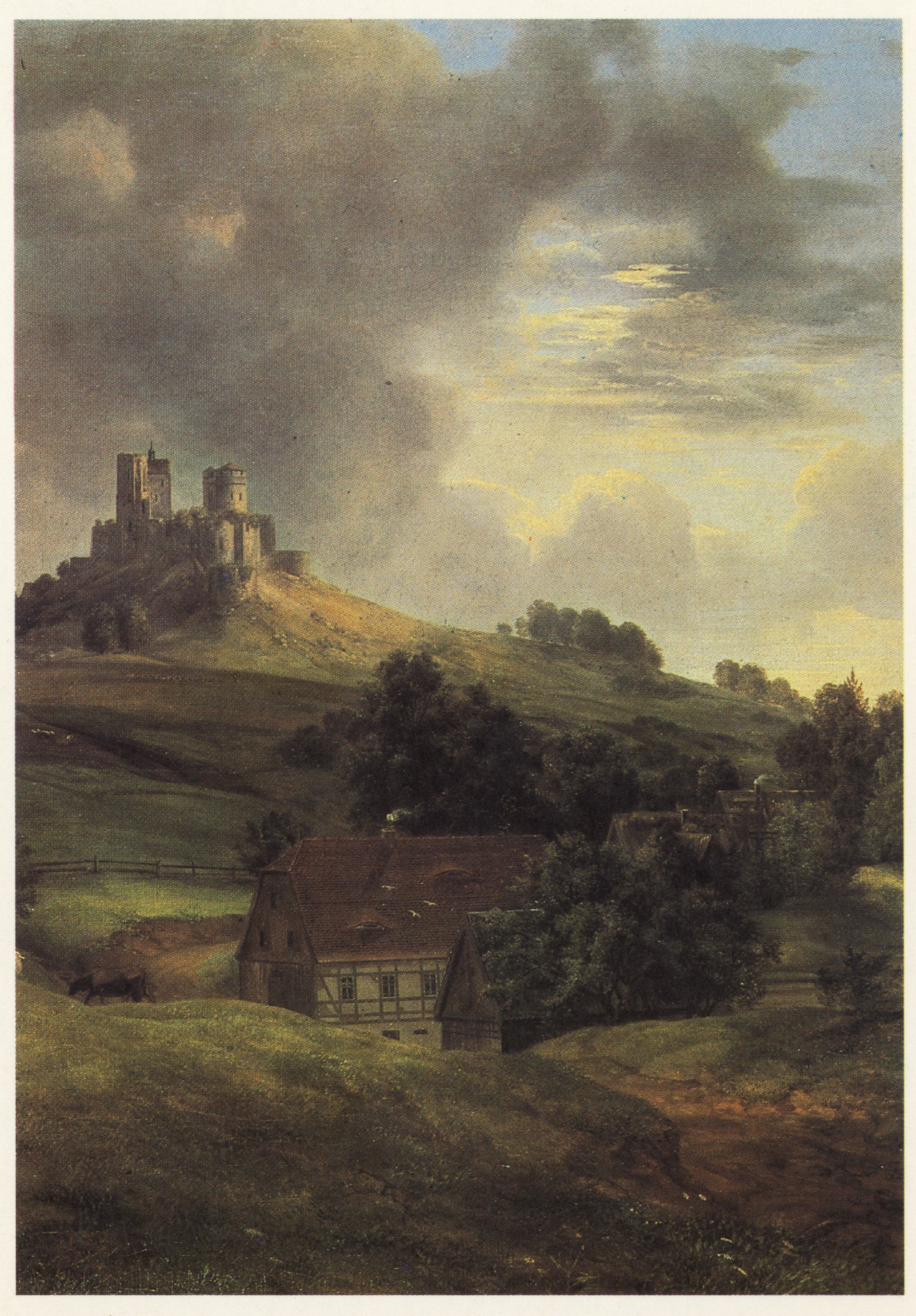 Вид на замок Столерн