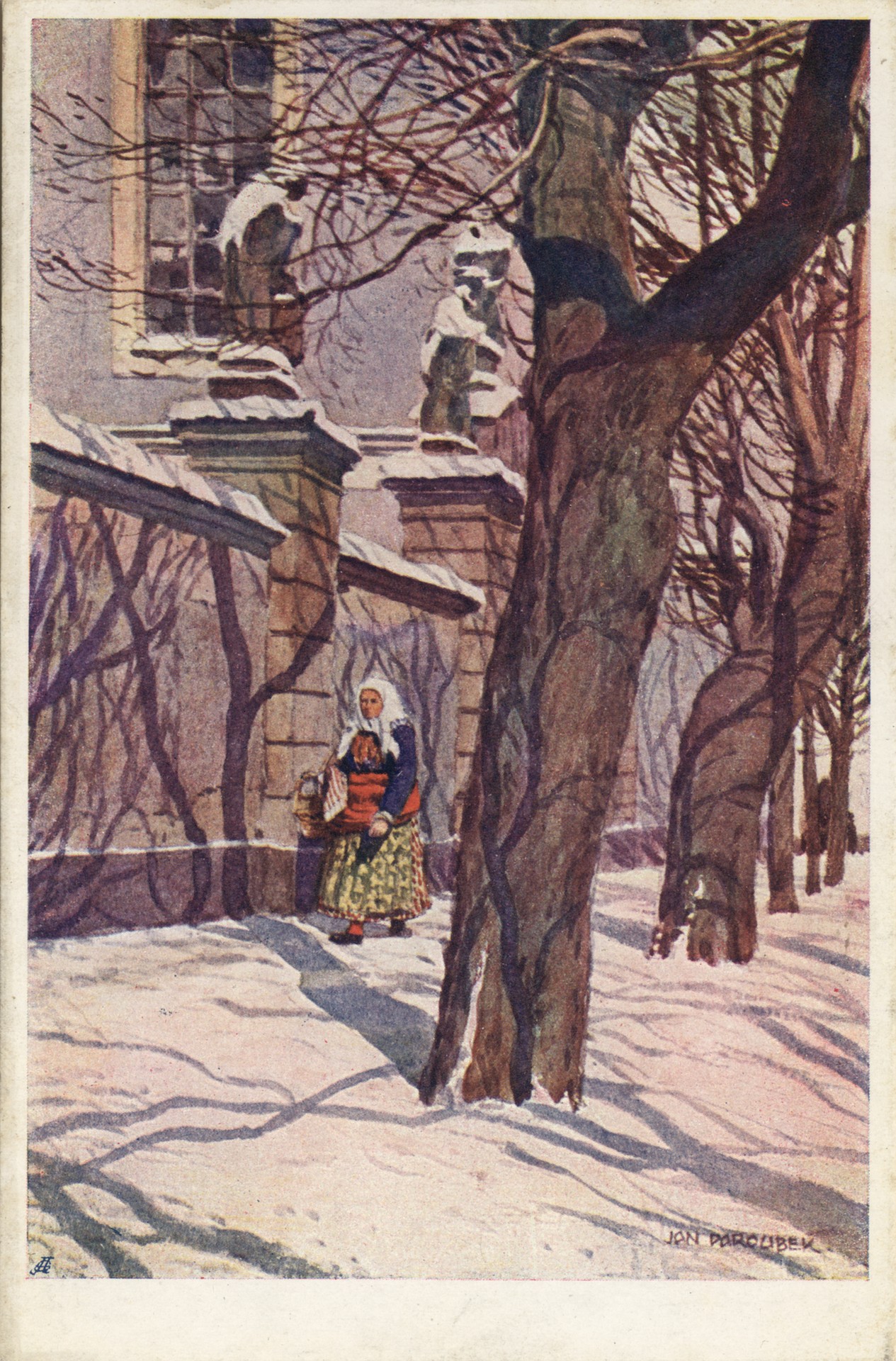 У костела в Домашлицах