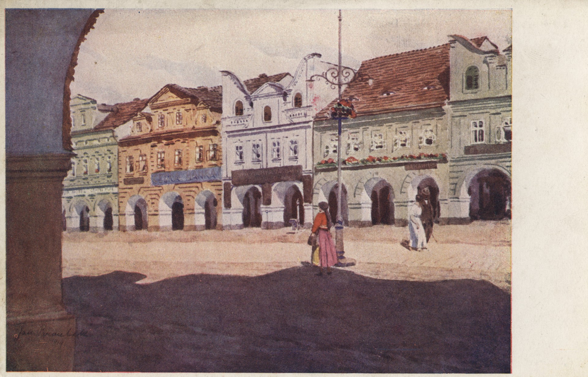 Улица в Домашлицах