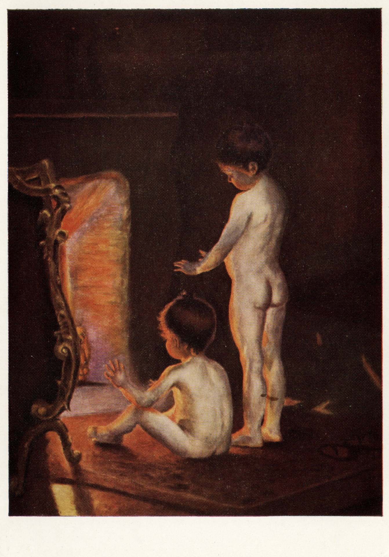 После купания