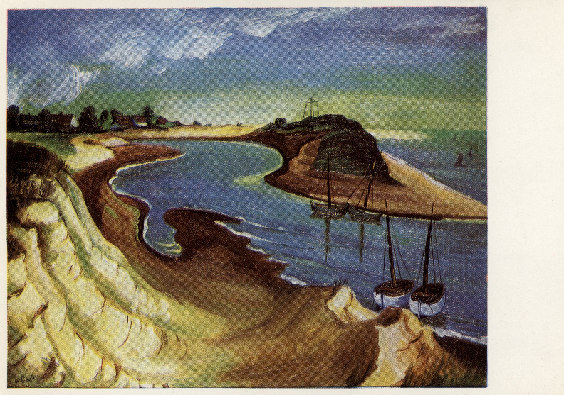 Пейзаж восточной реки