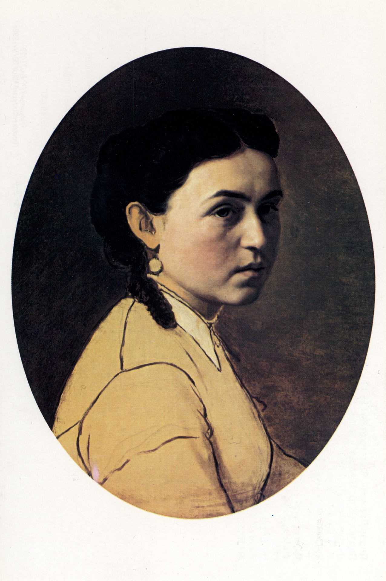 Портрет Е.Э Перовой, жены художника