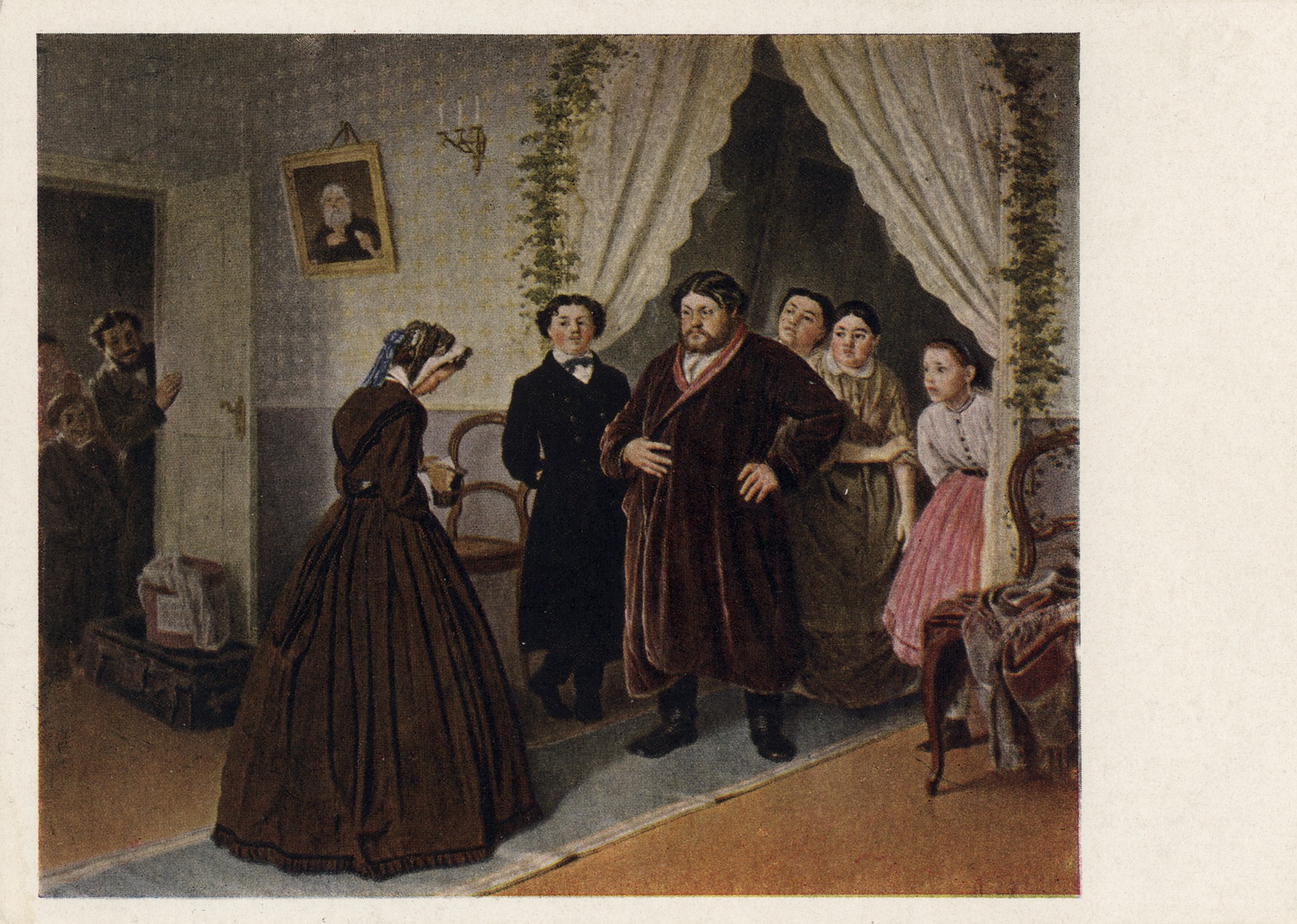 Приезд гувернантки в купеческий дом 1