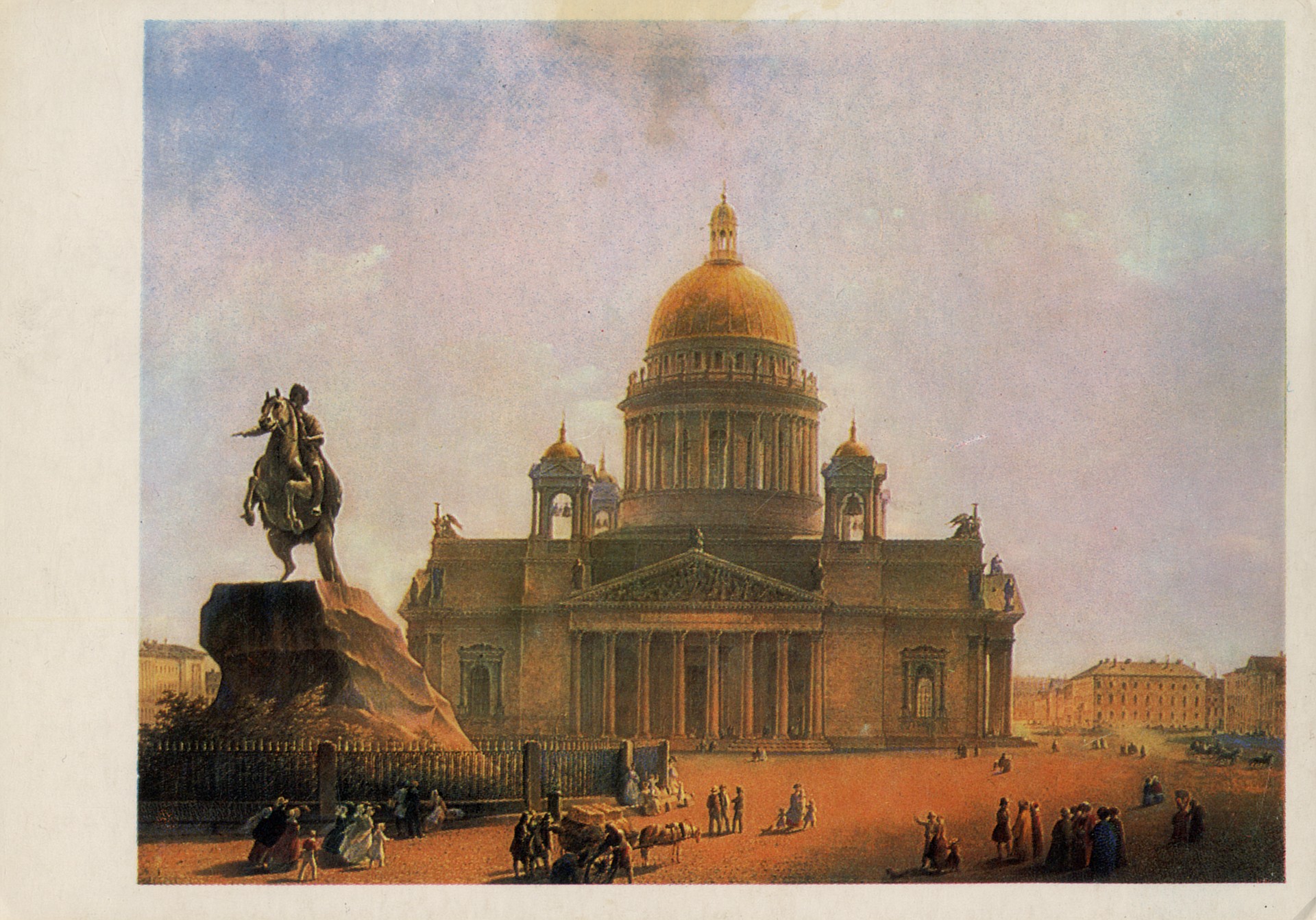 Исаакиевский собор и Памятник Петру I