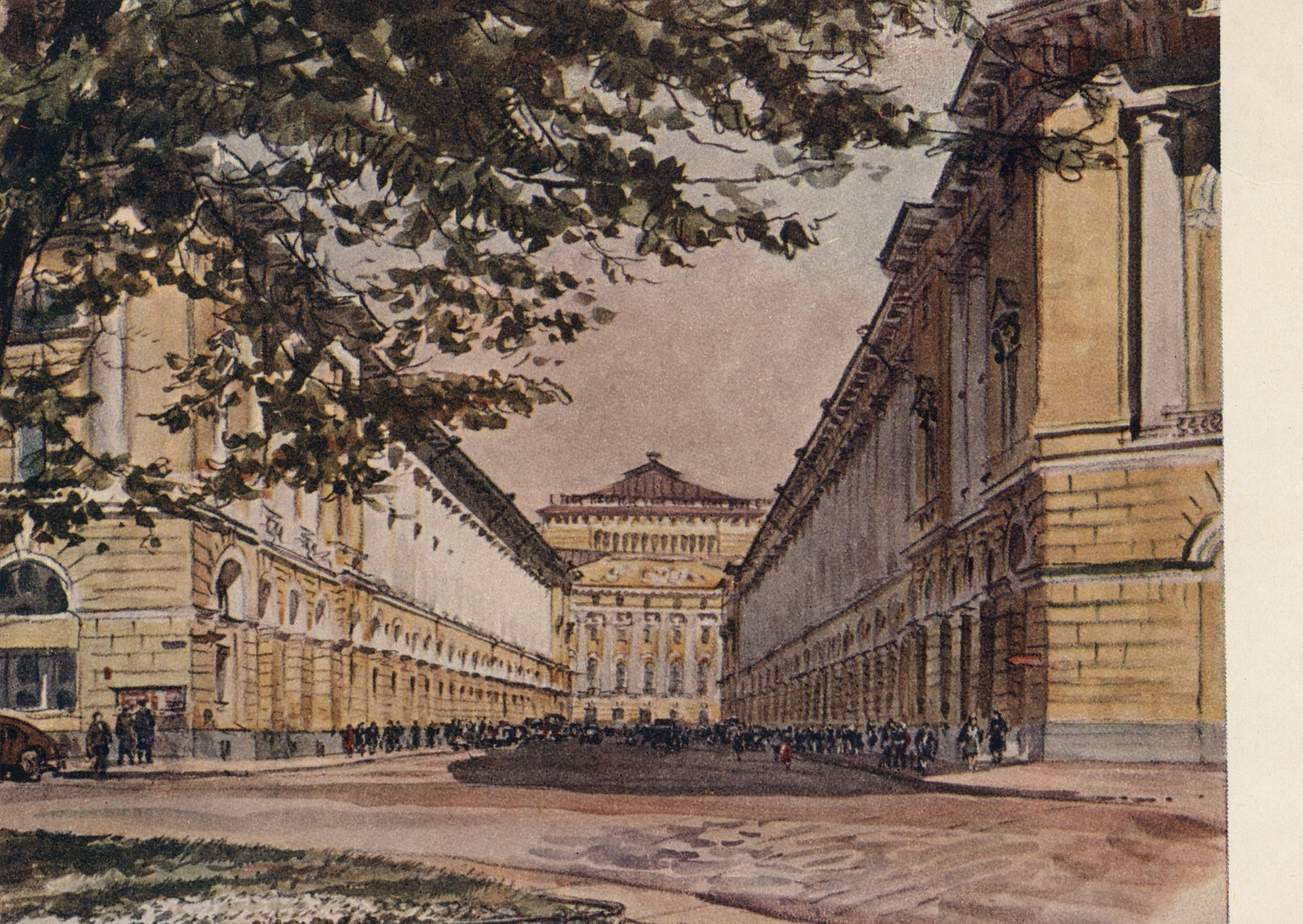 Лнинград. Улица зодчего Росси