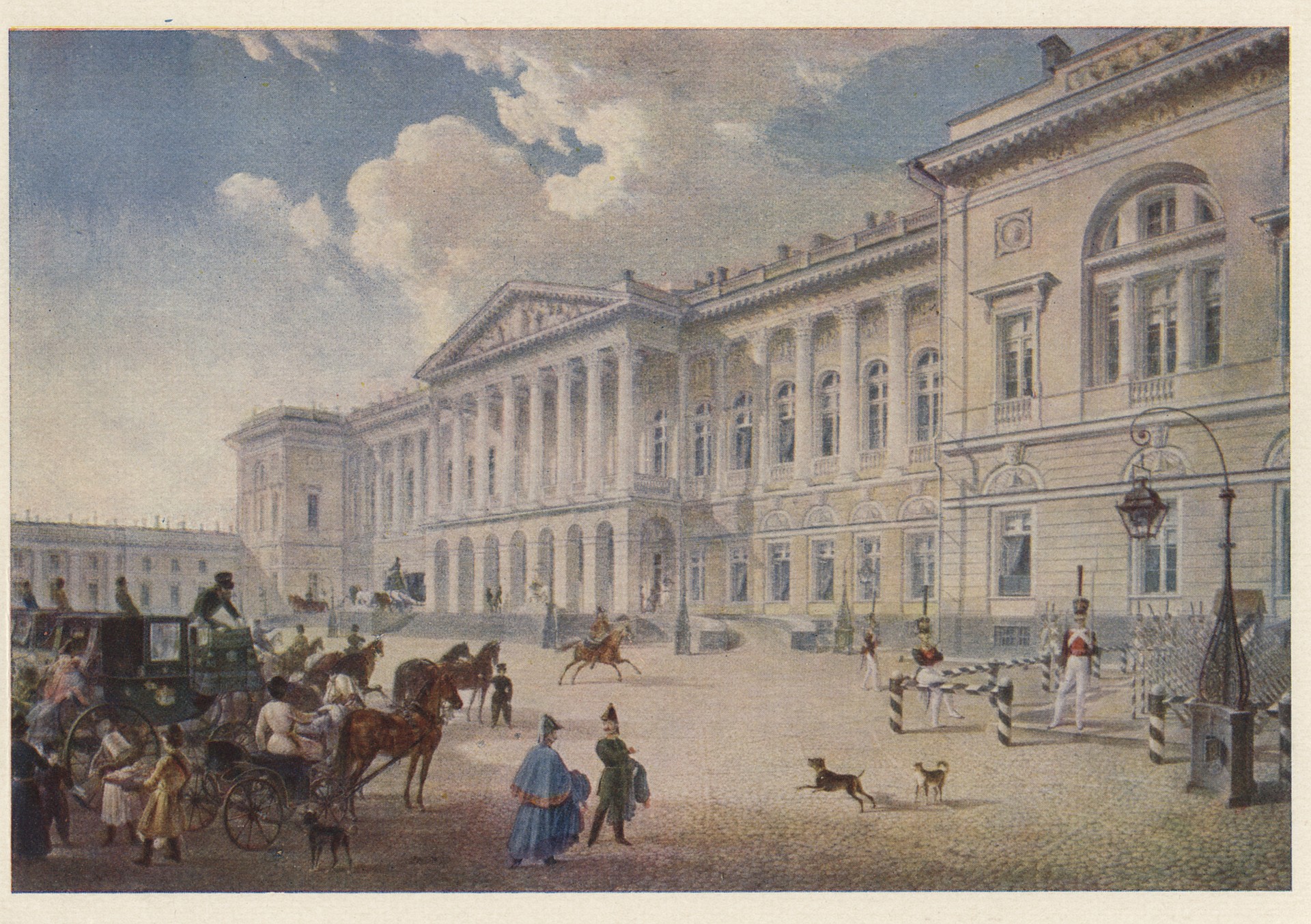 Вид Михайловского дворца