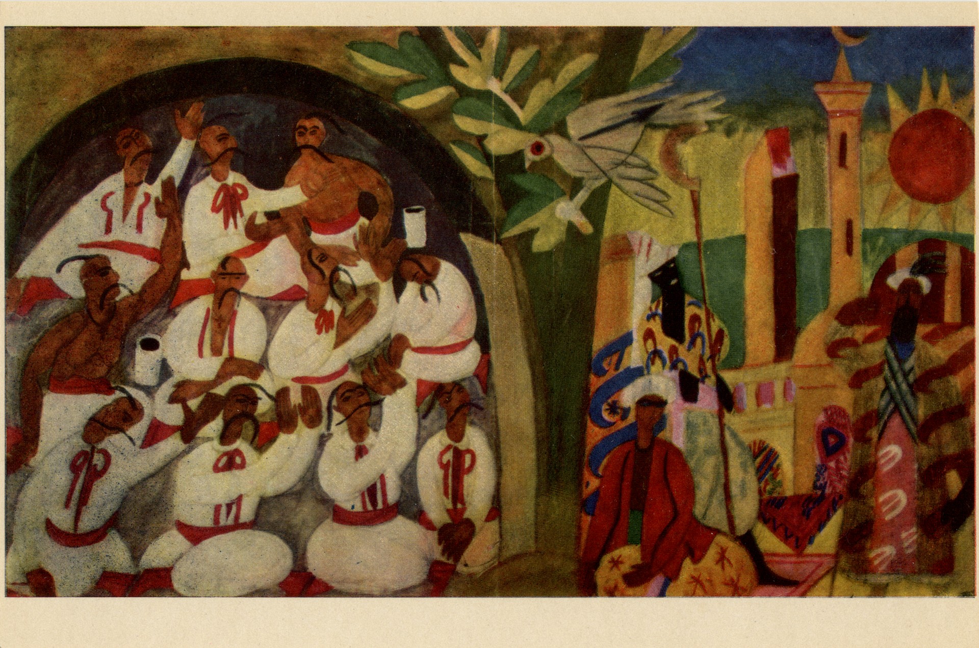 Невольничий плач. Экскиз к росписи театра в г. Козельце