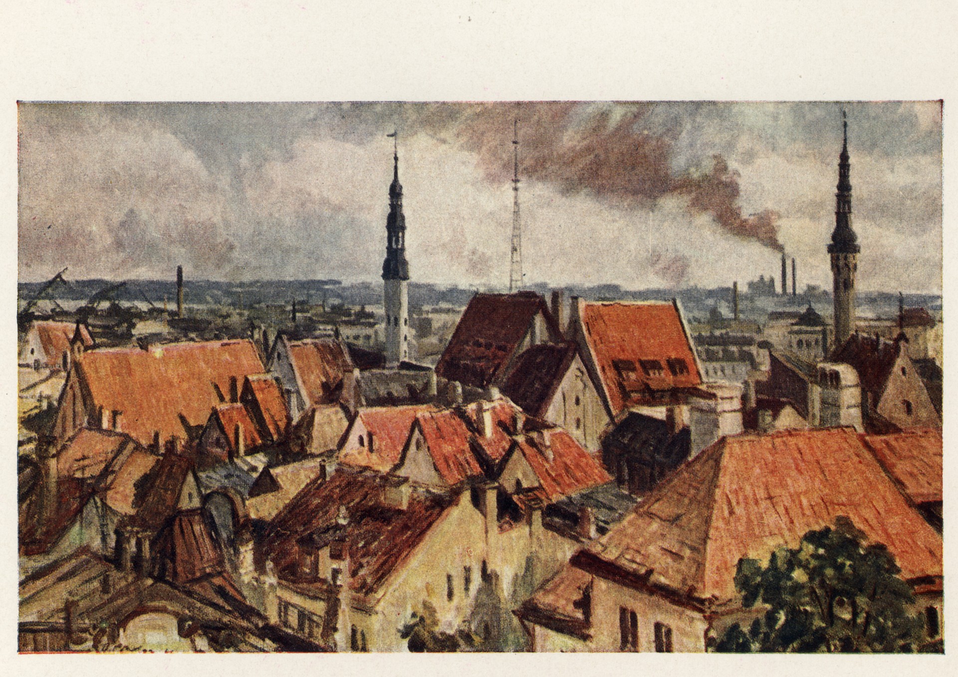 Вид на старый Таллин