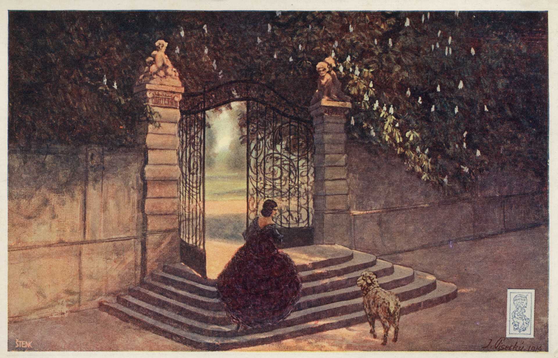 Дама с овечкой