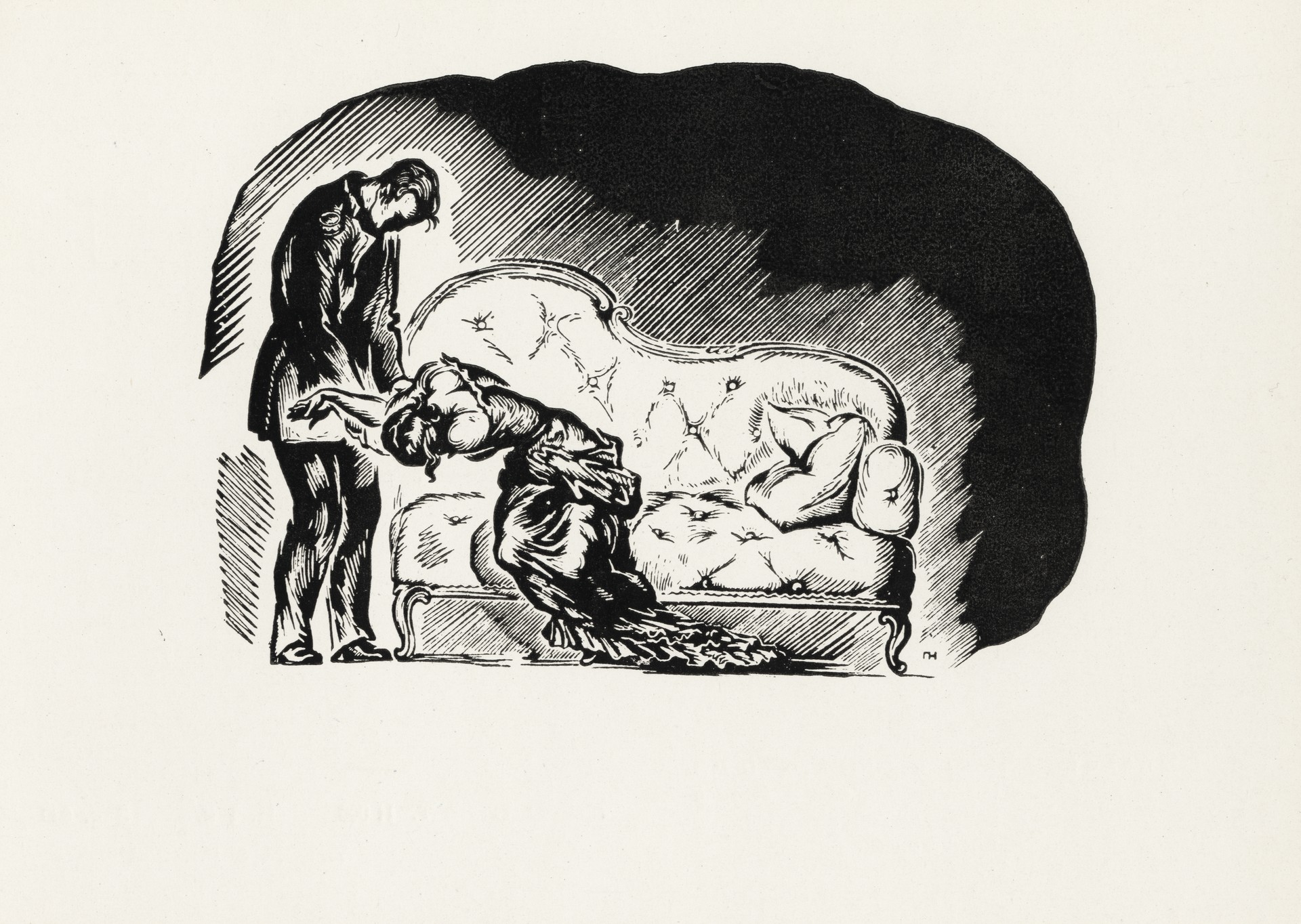 Анна и Вронский иллюстрация к Анне Карениной