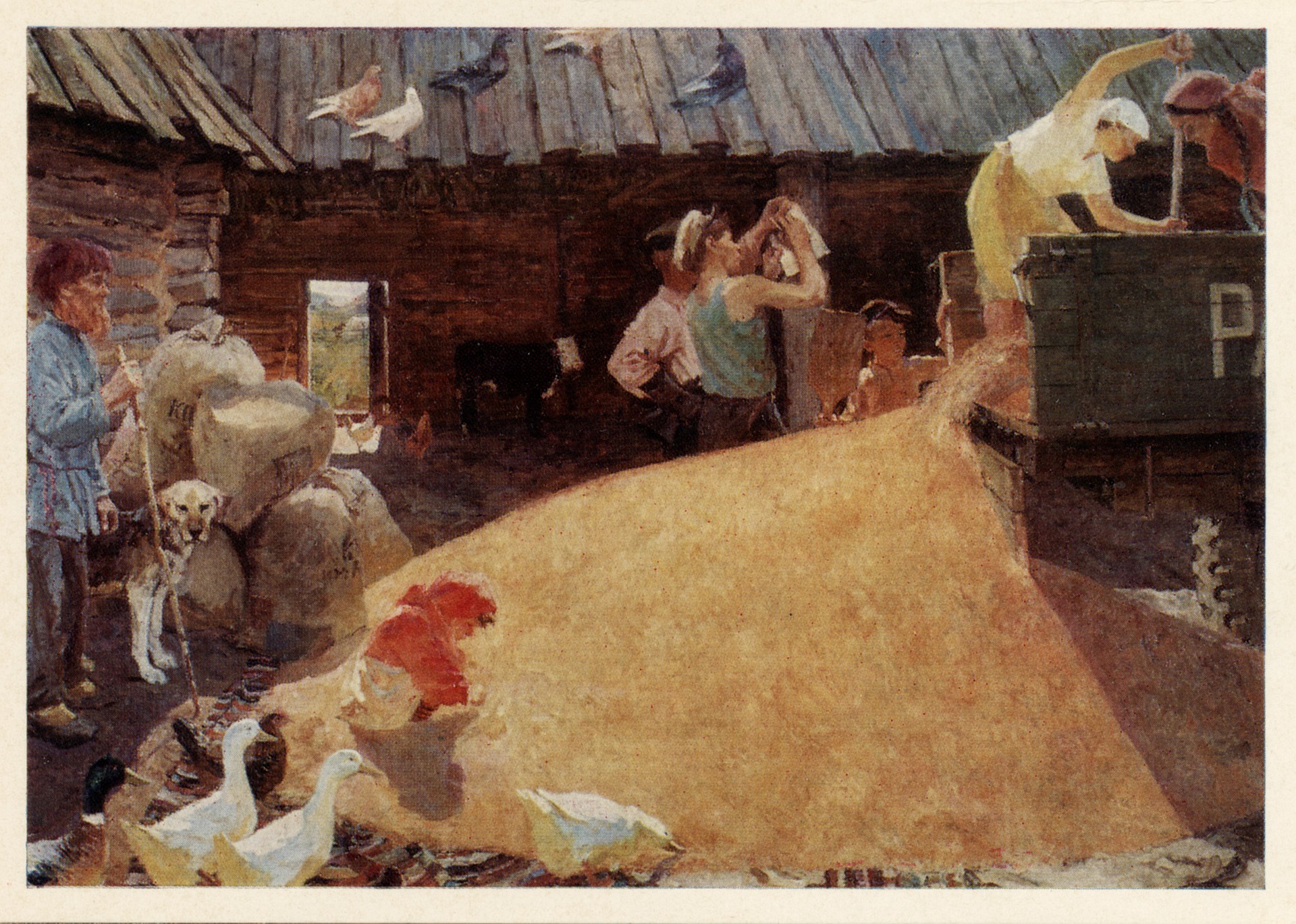 Август колхозника