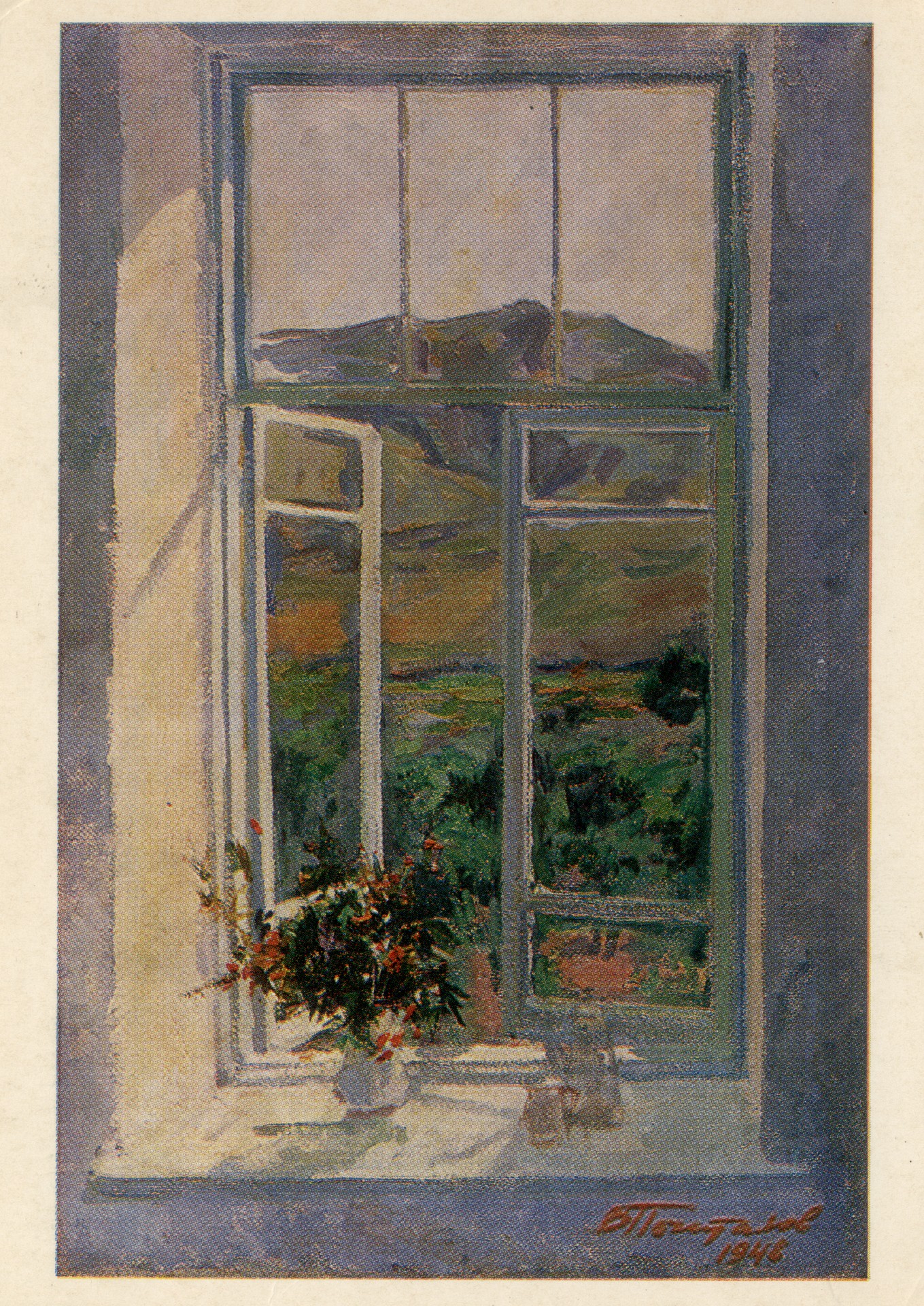 Крым. Козы. Вечернее солнце