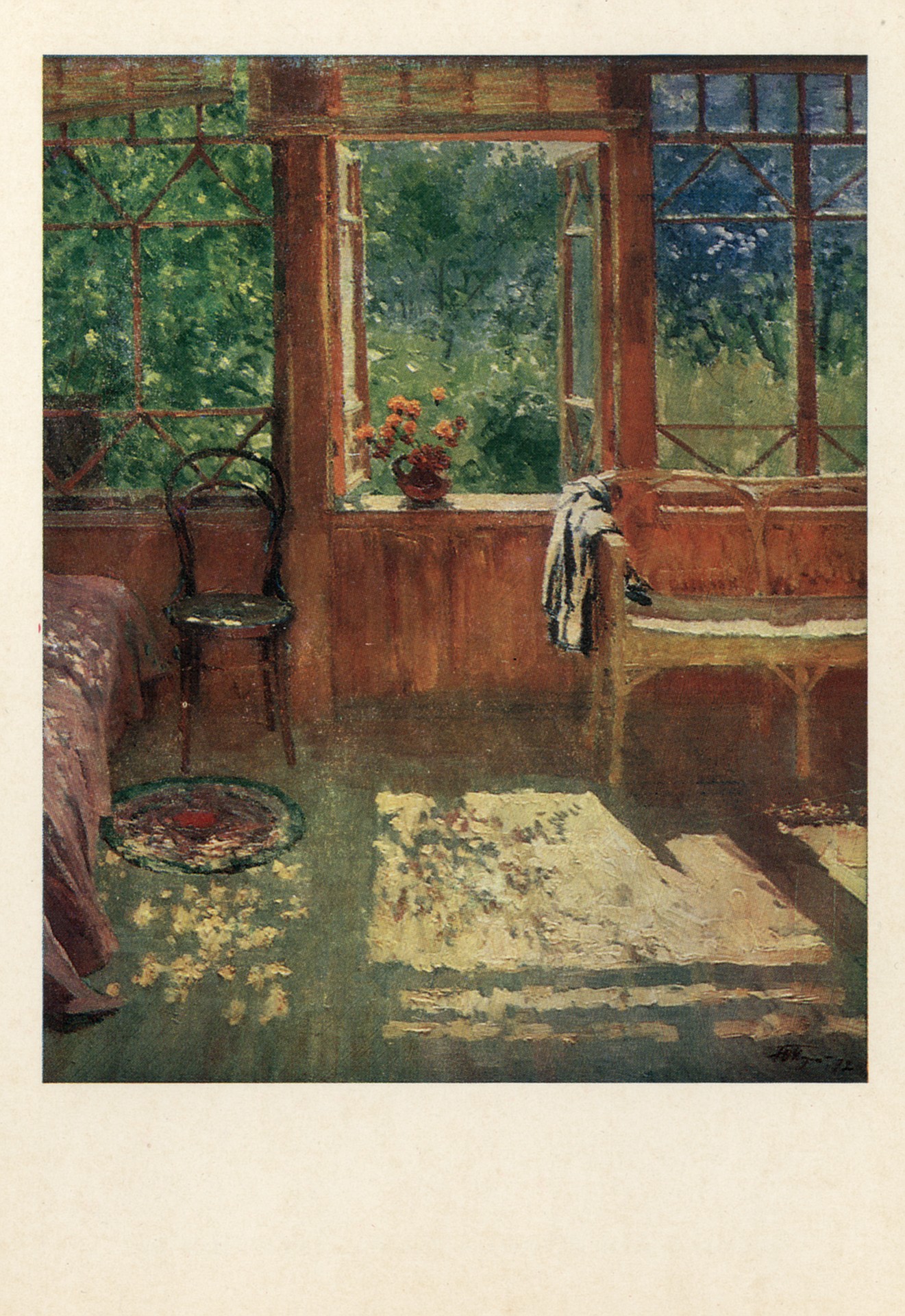 Солнце на веранде