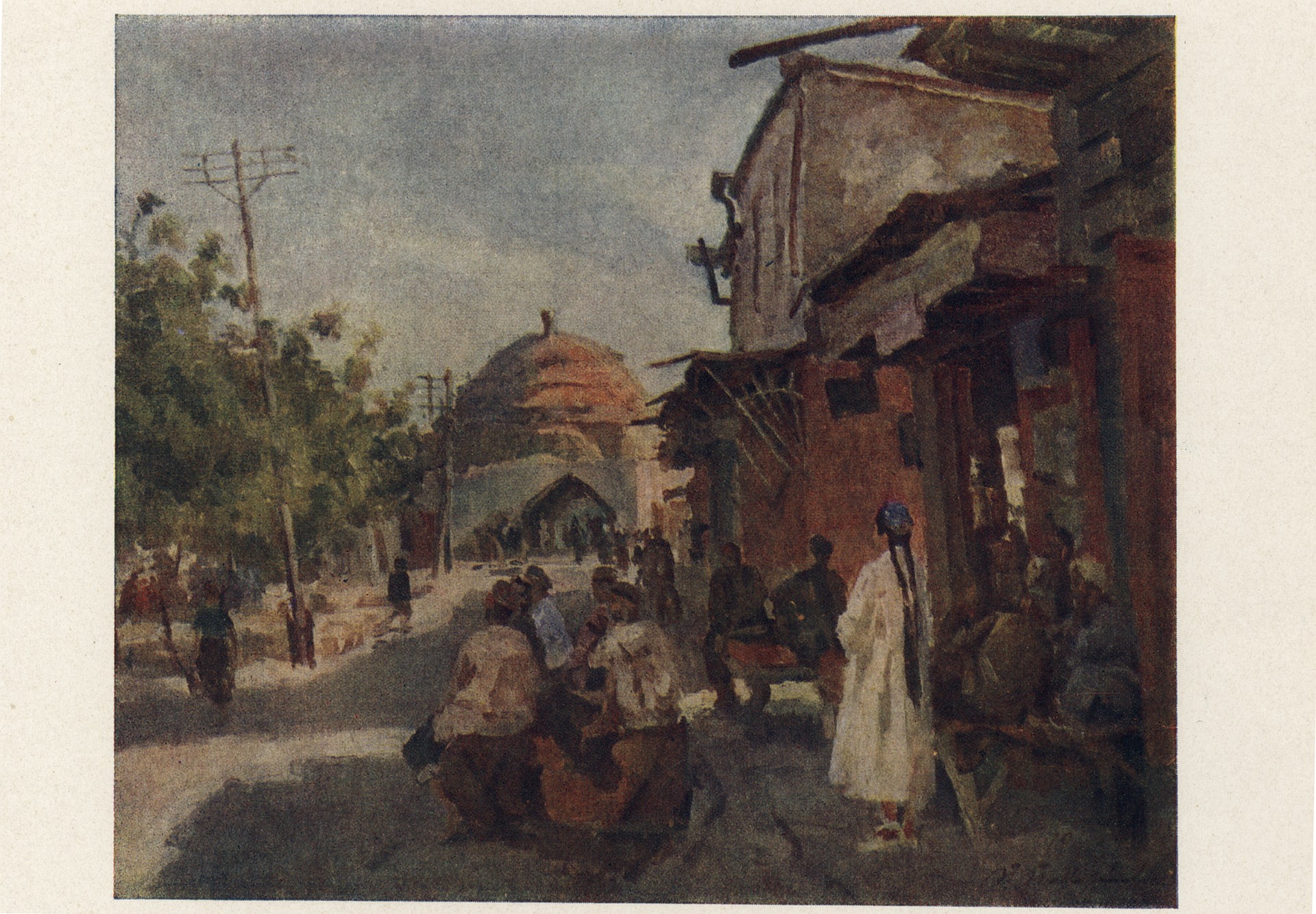 Самарканд. Чайхана