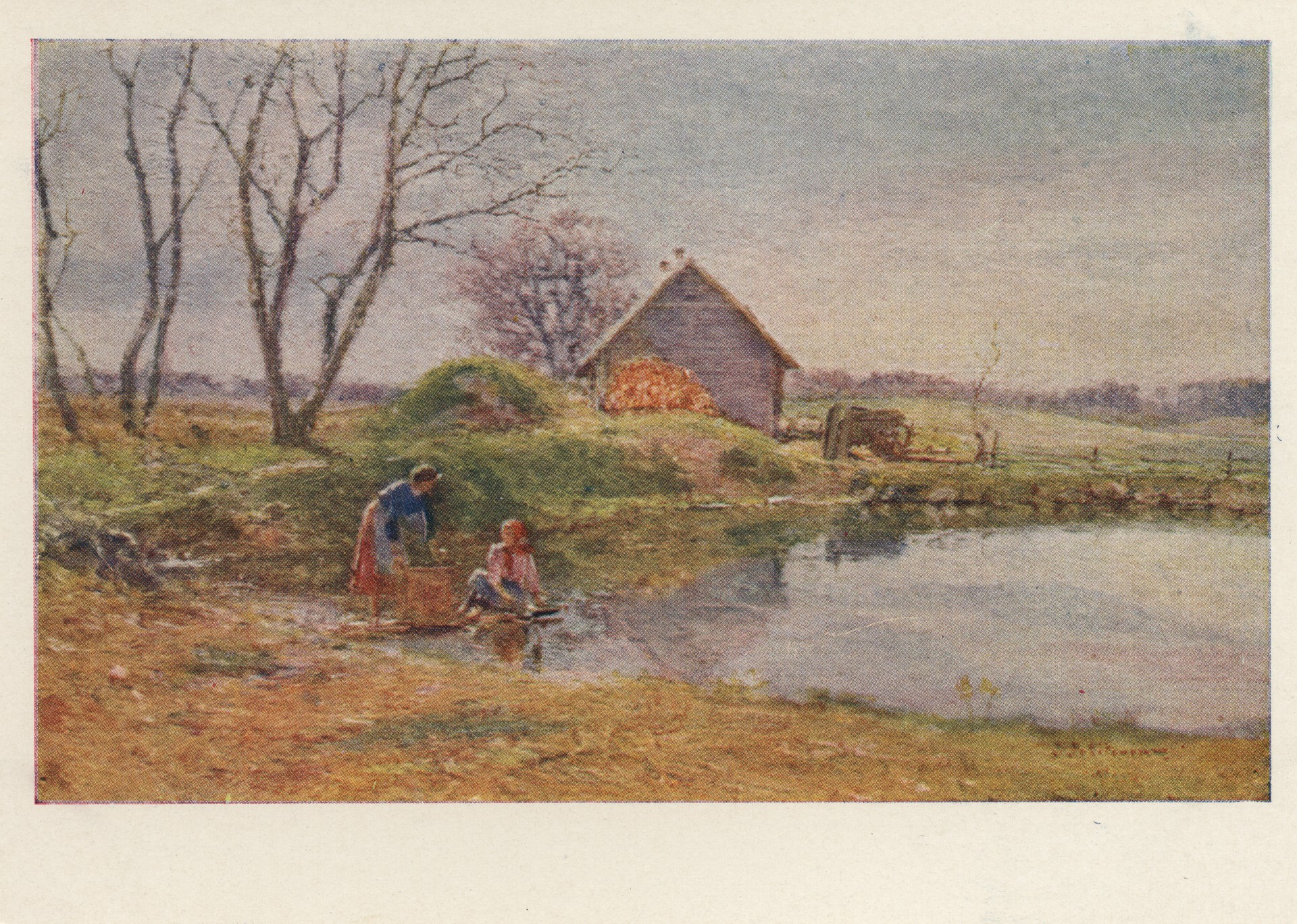 Прачки у пруда. Жабовщизна