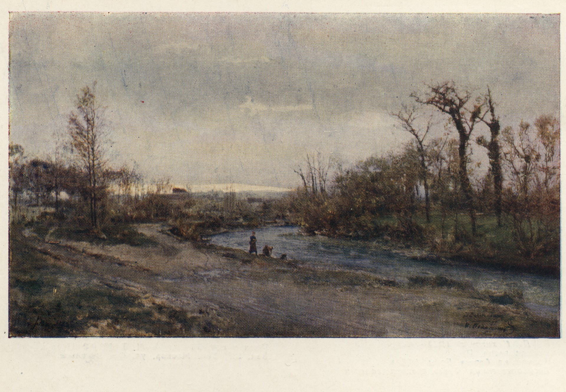 Ранная весна. По. Прачки на берегу Гавы