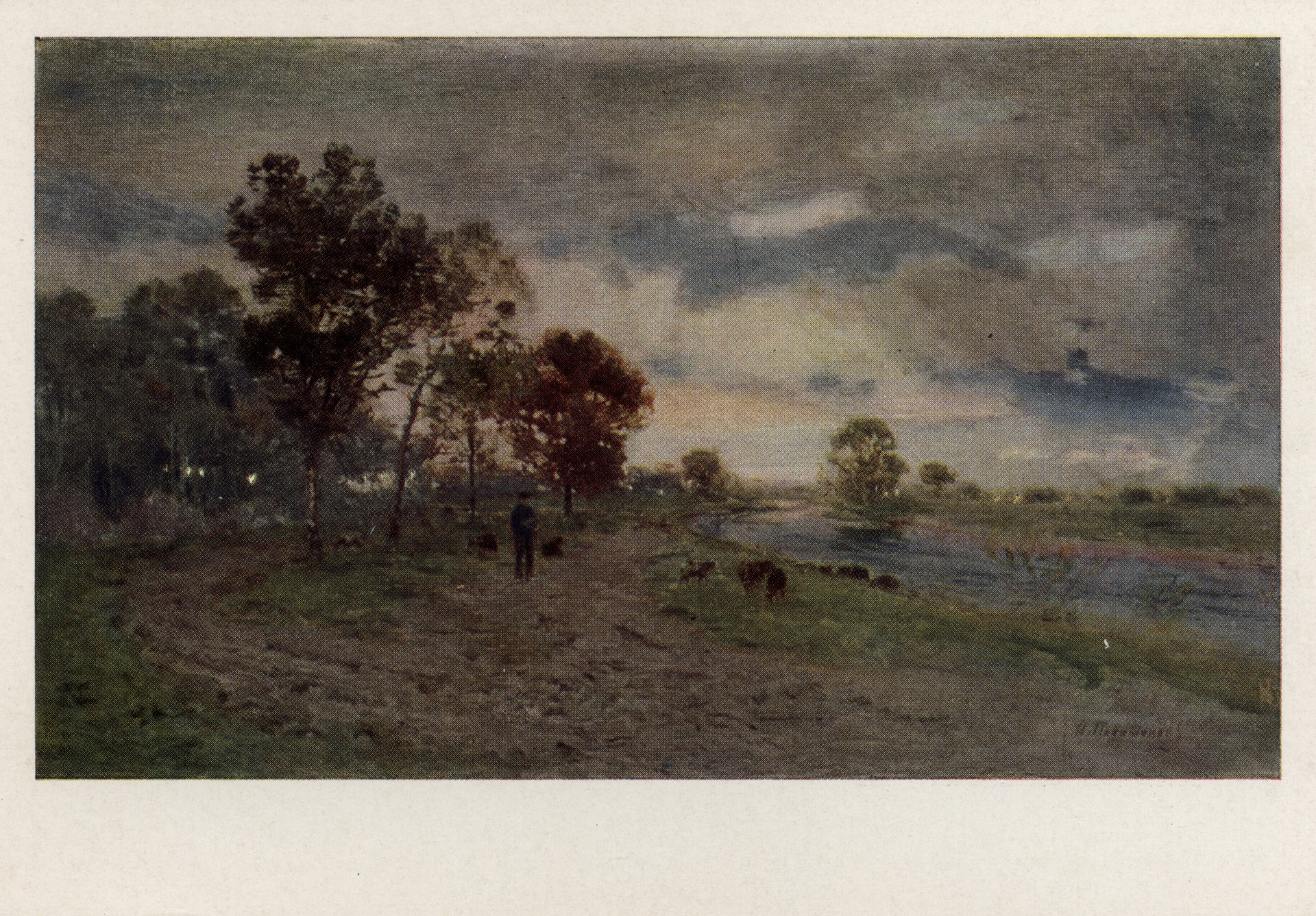 Вечер после грозы. Берег Гавы