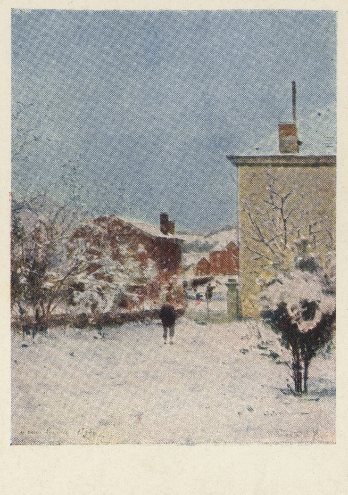 Зима. Вид из квартиры художника