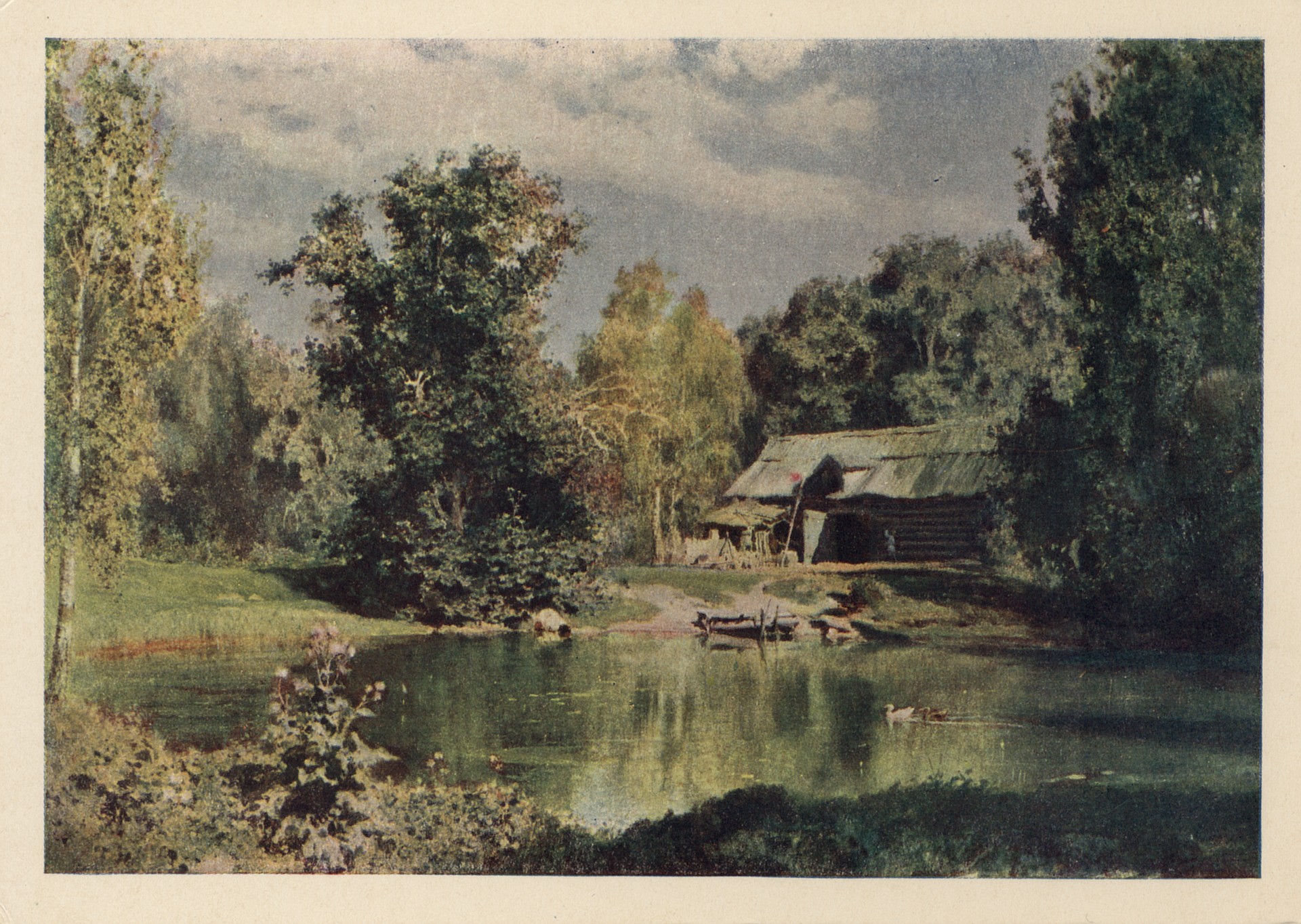 Пруд в Абрамцеве