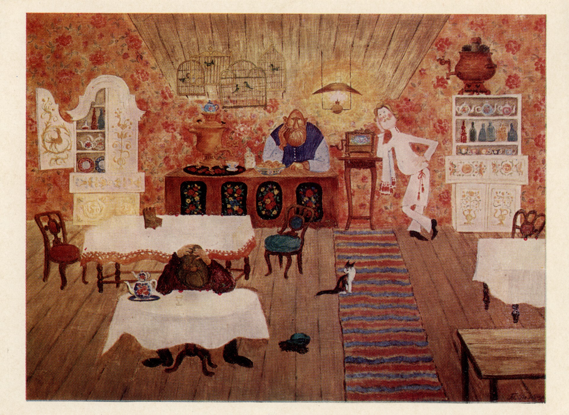 Эскиз к кукольному фильму Генерал Топтыгин