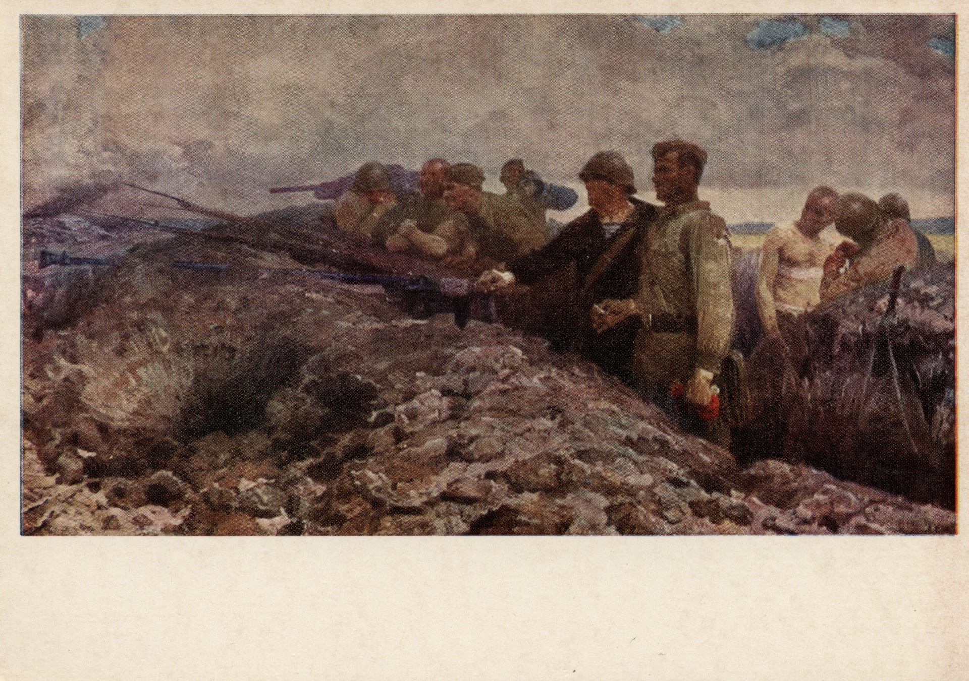 Полтавец В.В. Атака отбита (Защитники Одессы)