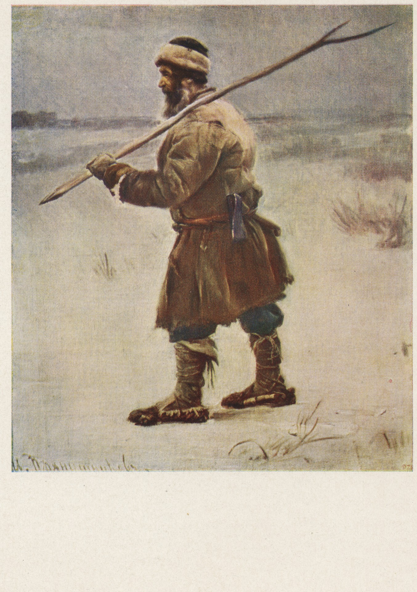 Крестьянин. Этюд к картине В 1812 году