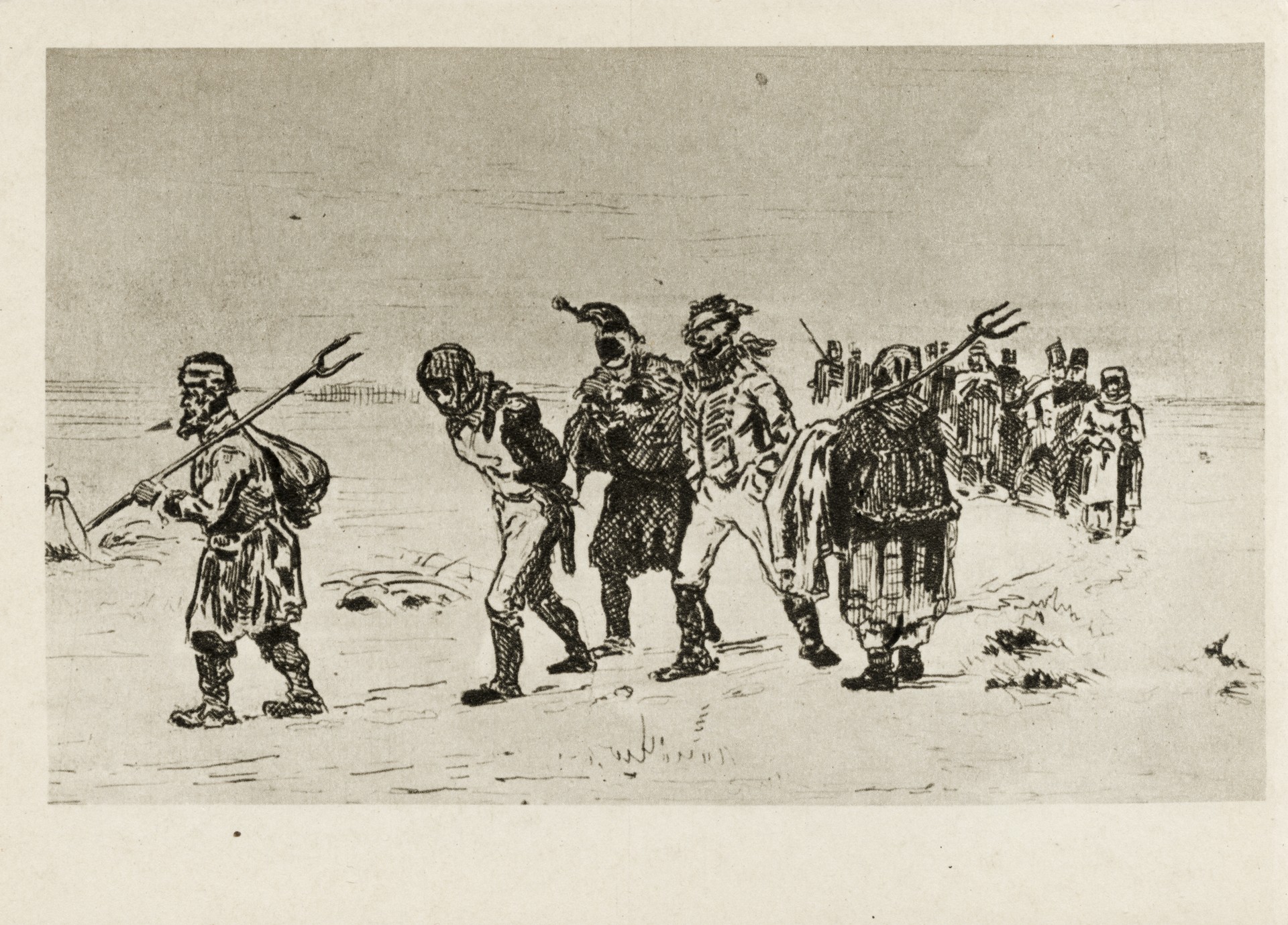 В 1812 году. Офорт