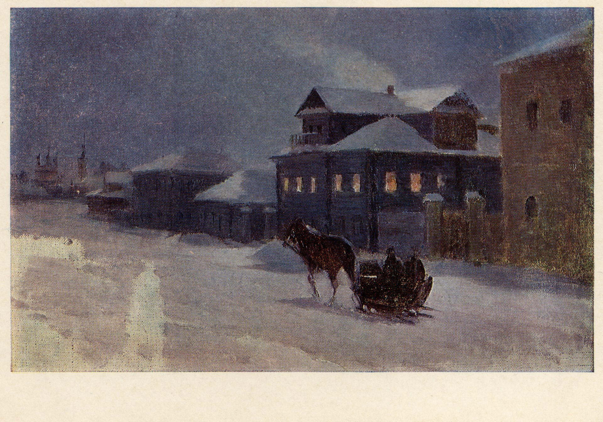 В провинции. Эскиз