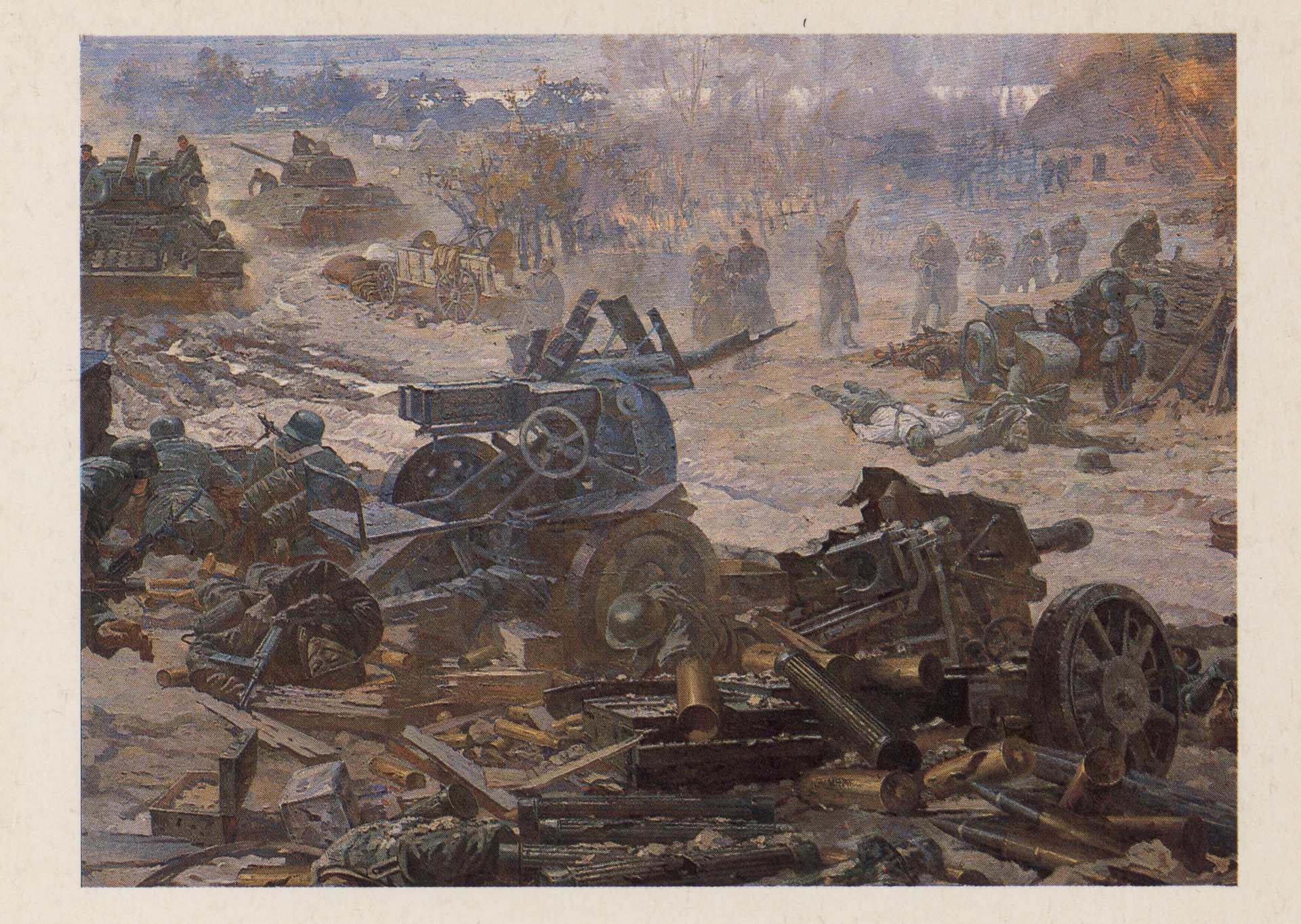 10. Диорама. Бива за Киев. Лютежский плацдарм. 1943 год