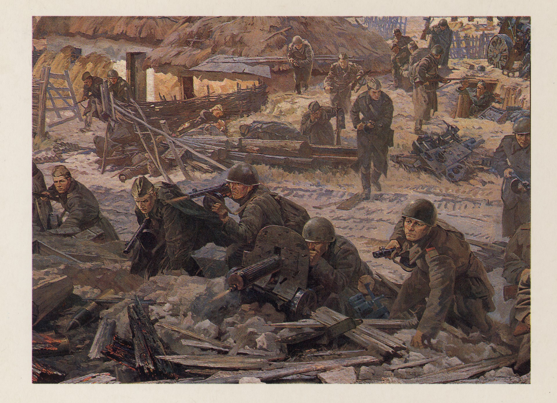 11. Диорама. Бива за Киев. Лютежский плацдарм. 1943 год