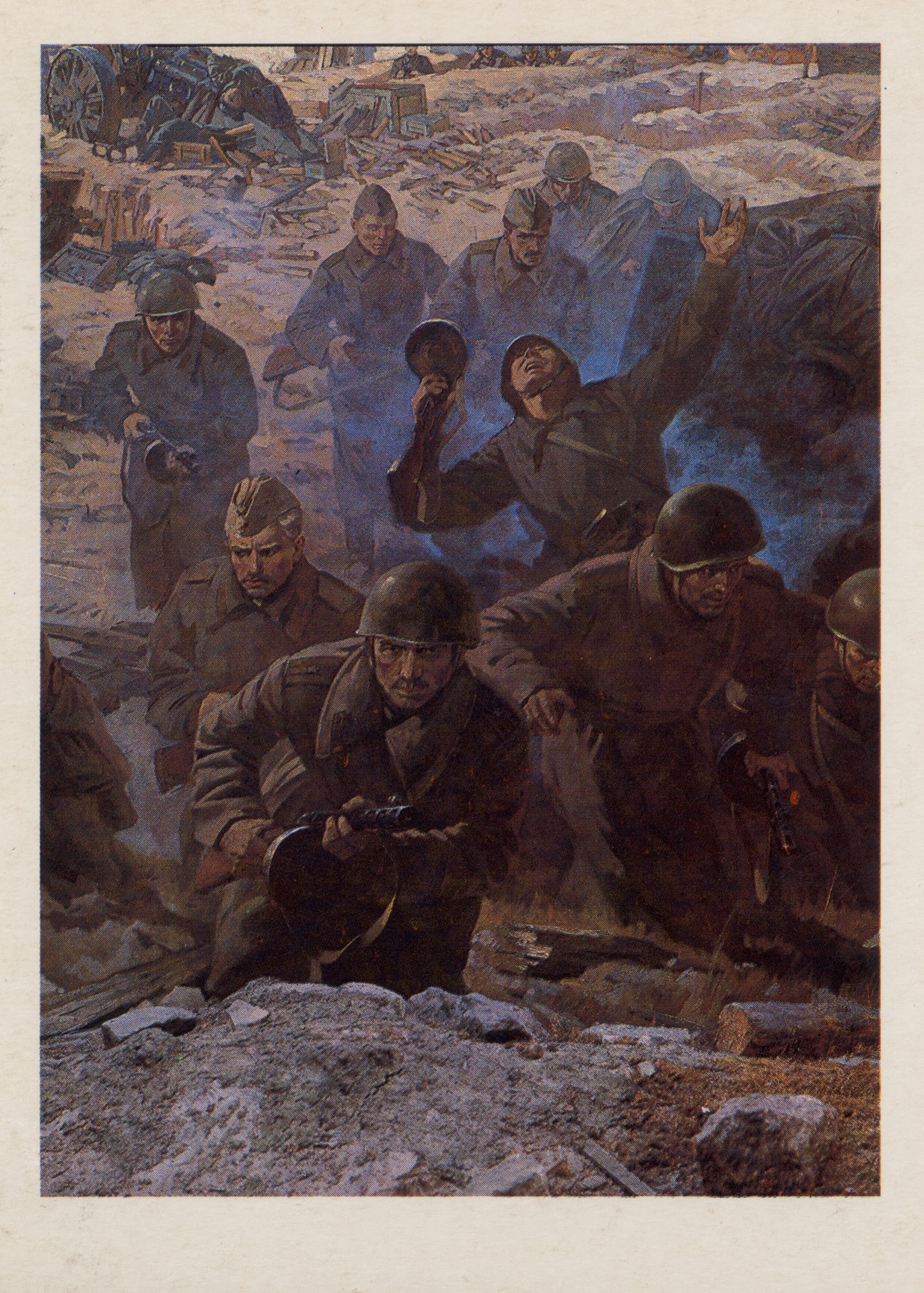 13. Диорама. Бива за Киев. Лютежский плацдарм. 1943 год